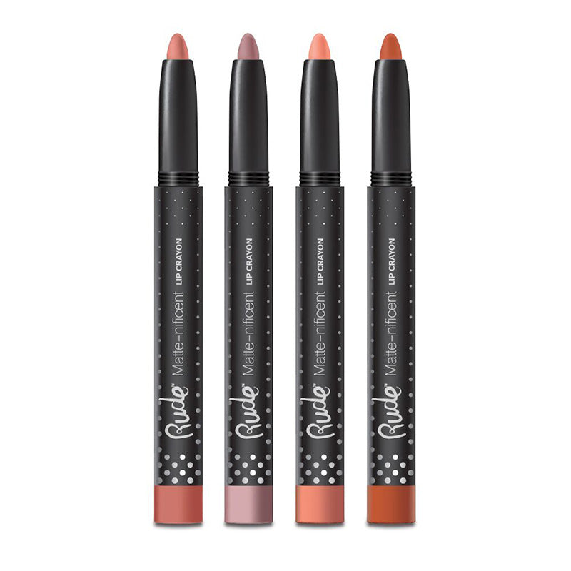 Rude Matte-nificent Lip Crayon, Naked