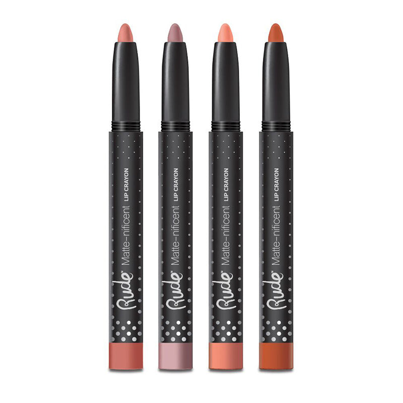 Rude Matte-nificent Lip Crayon, Exposed