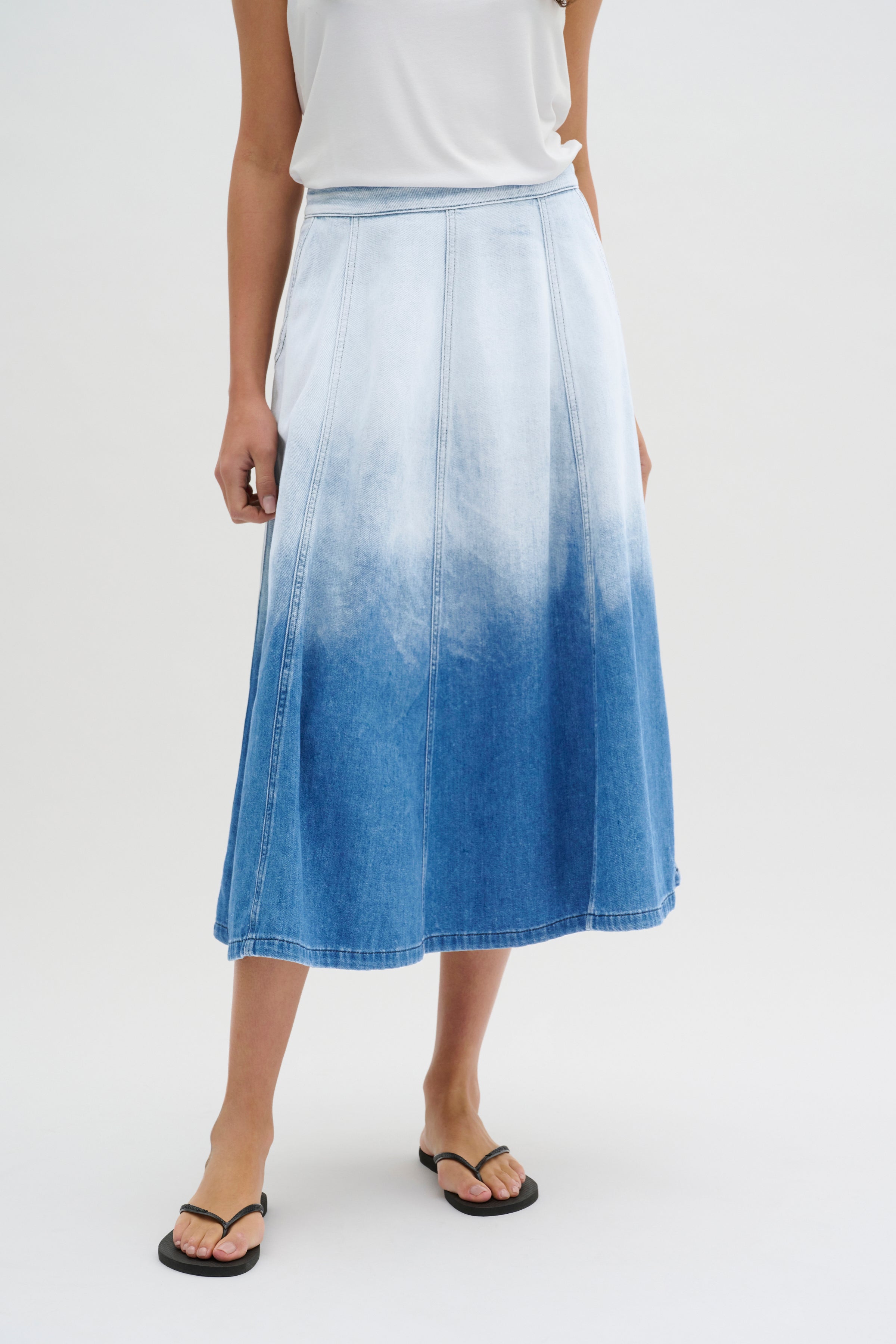 My Essential Wardrobe Malo Skirt, Dip Dye