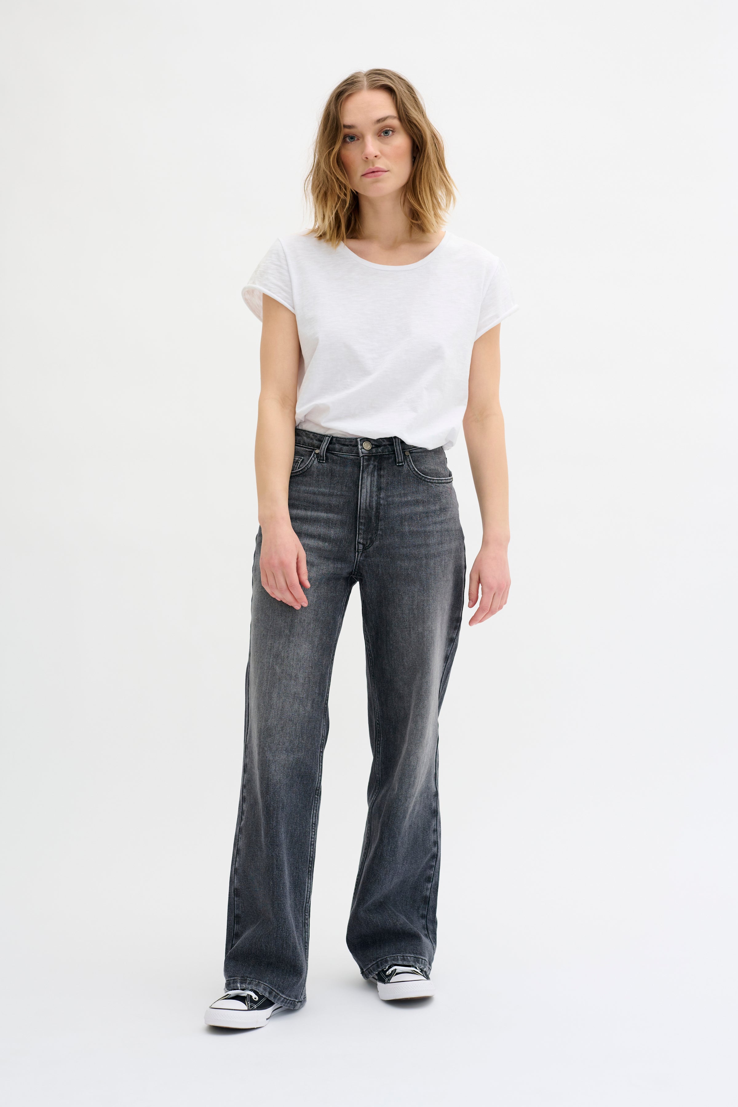 The Louis Wide Jeans, Dark grey