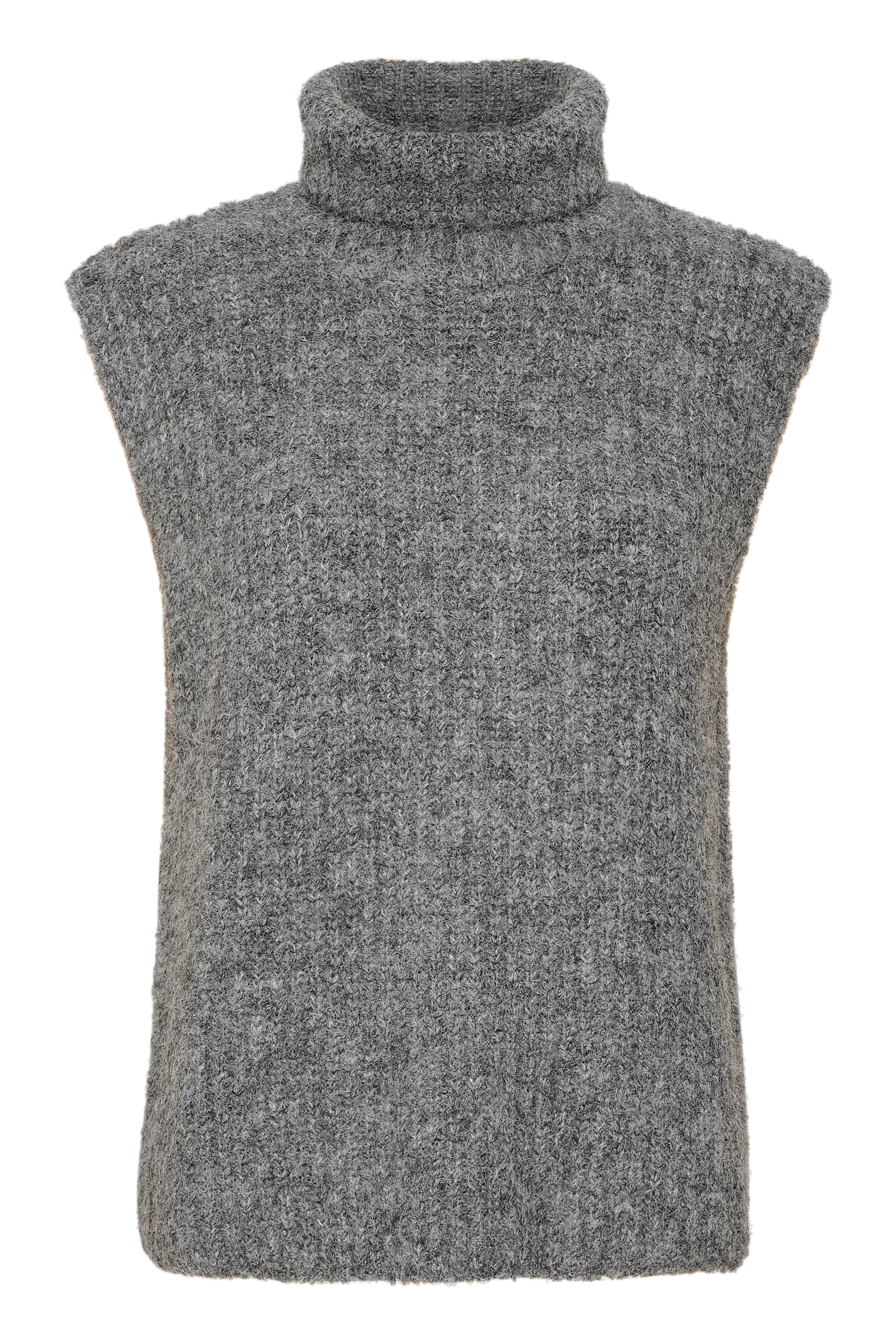 My Essential Wardrobe MeenaMW Knit Vest, Iron Grey