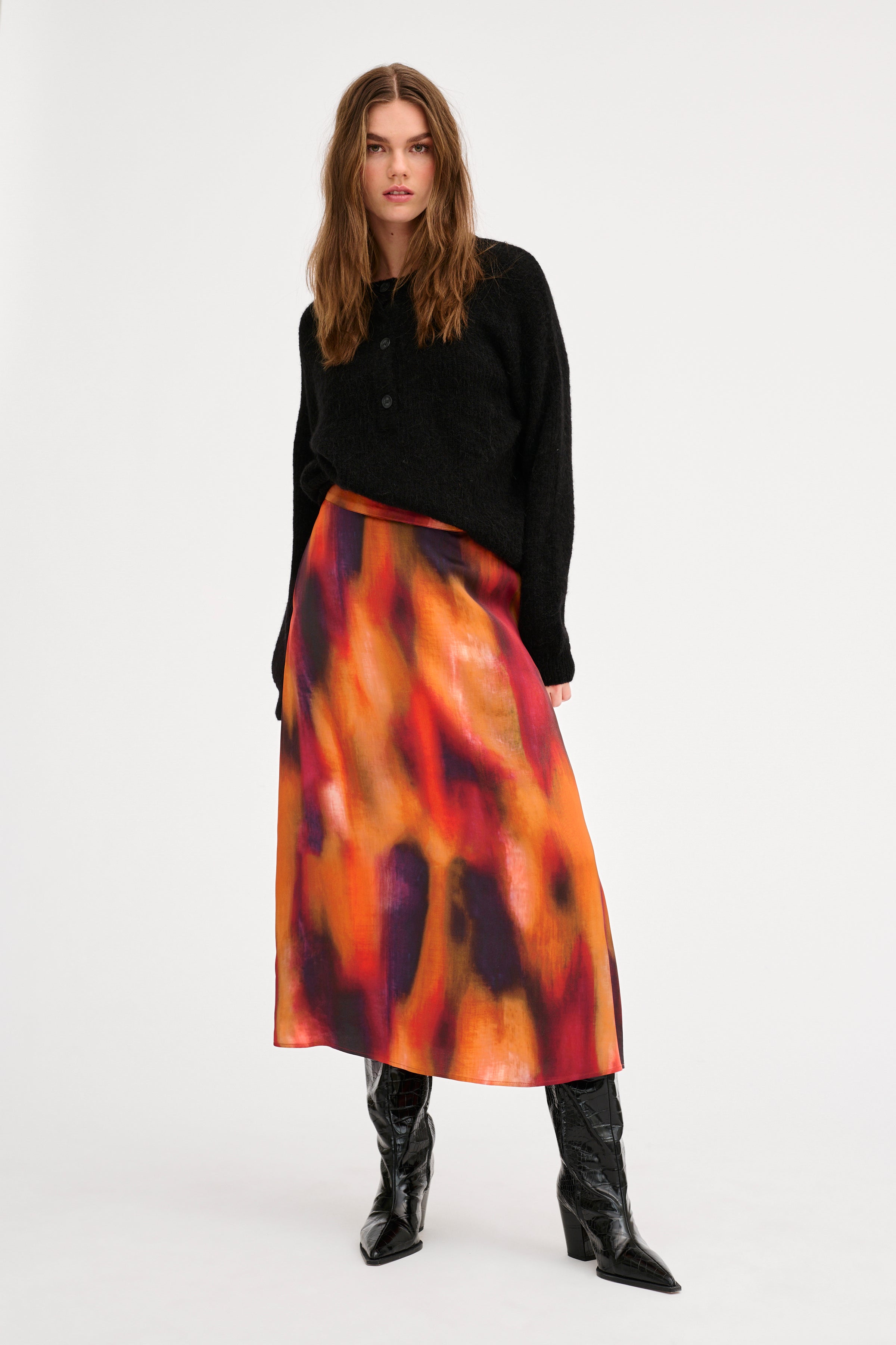 My Essential Wardrobe TamaraMW Skirt, Cherry tomato
