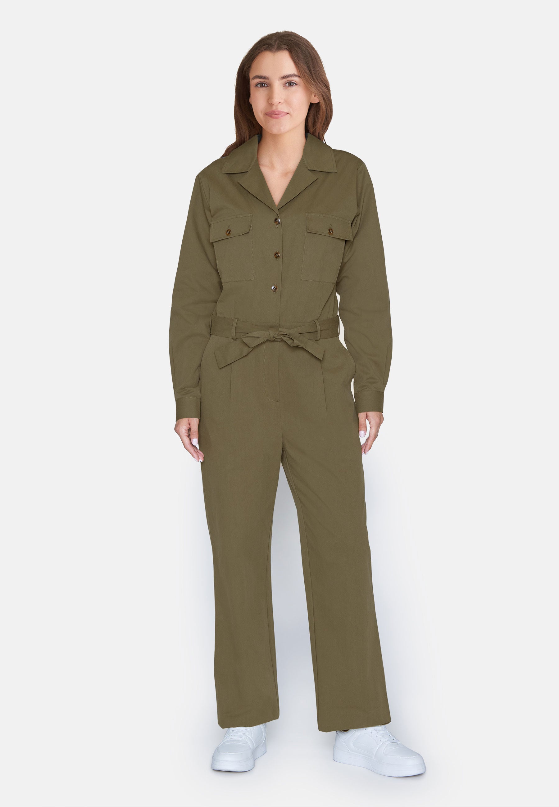 Sisters Point Espa Jumpsuit, Army