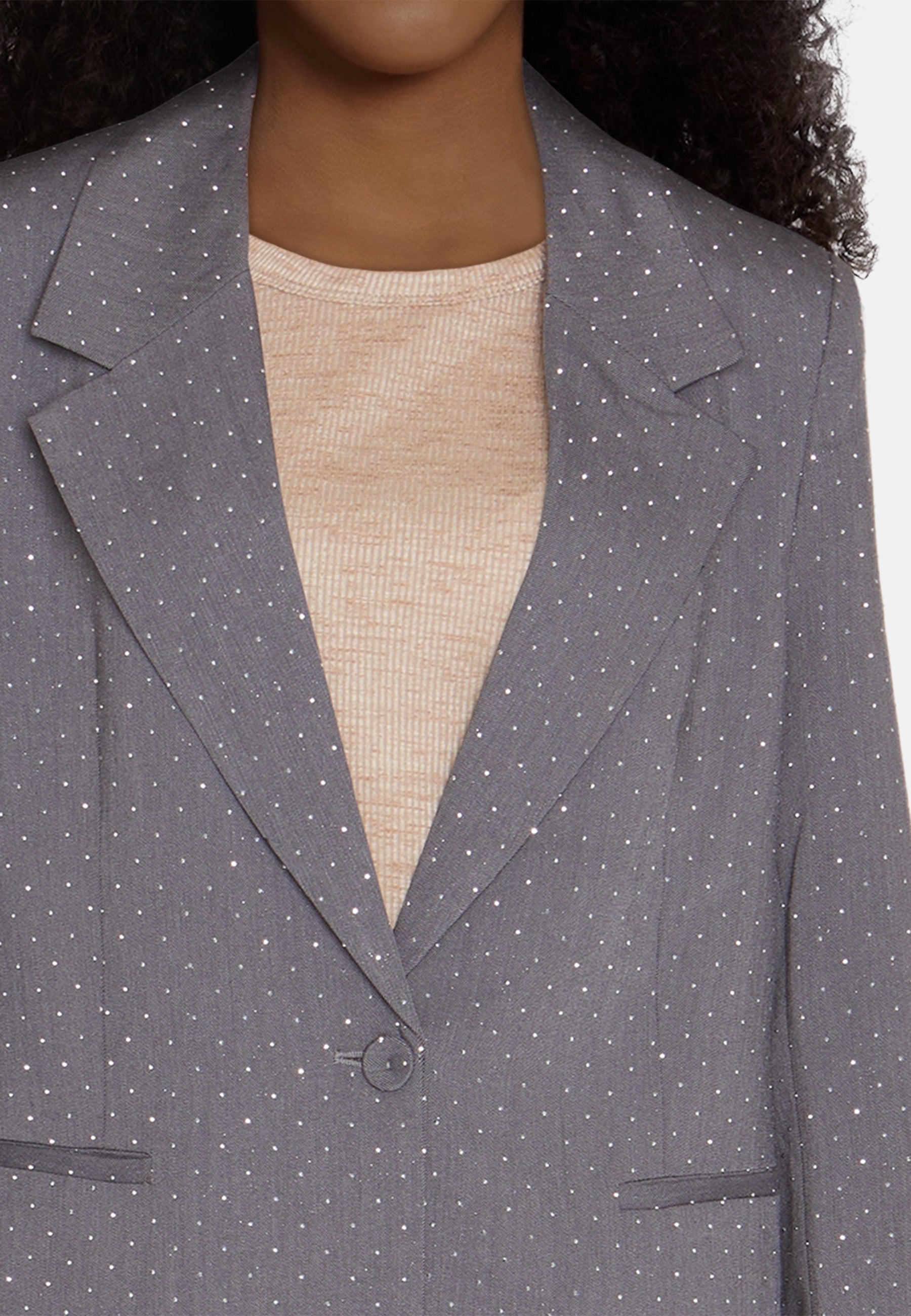 Love and Divine Love1021 Blazer, Grey