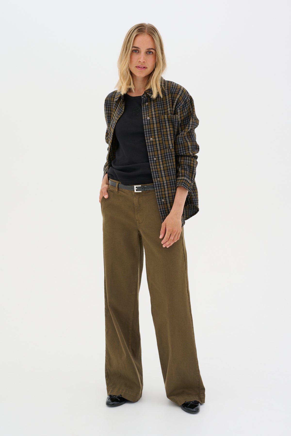 My Essential Wardrobe Lara Pant, Olive