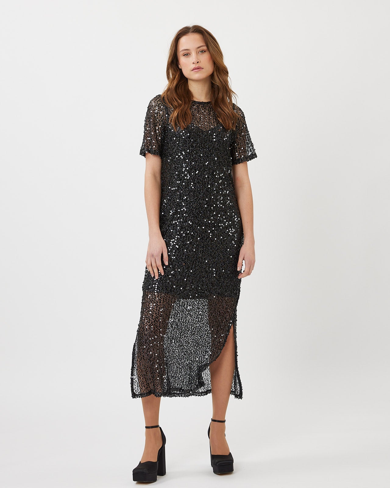 Moves Pillano glitter dress, Black