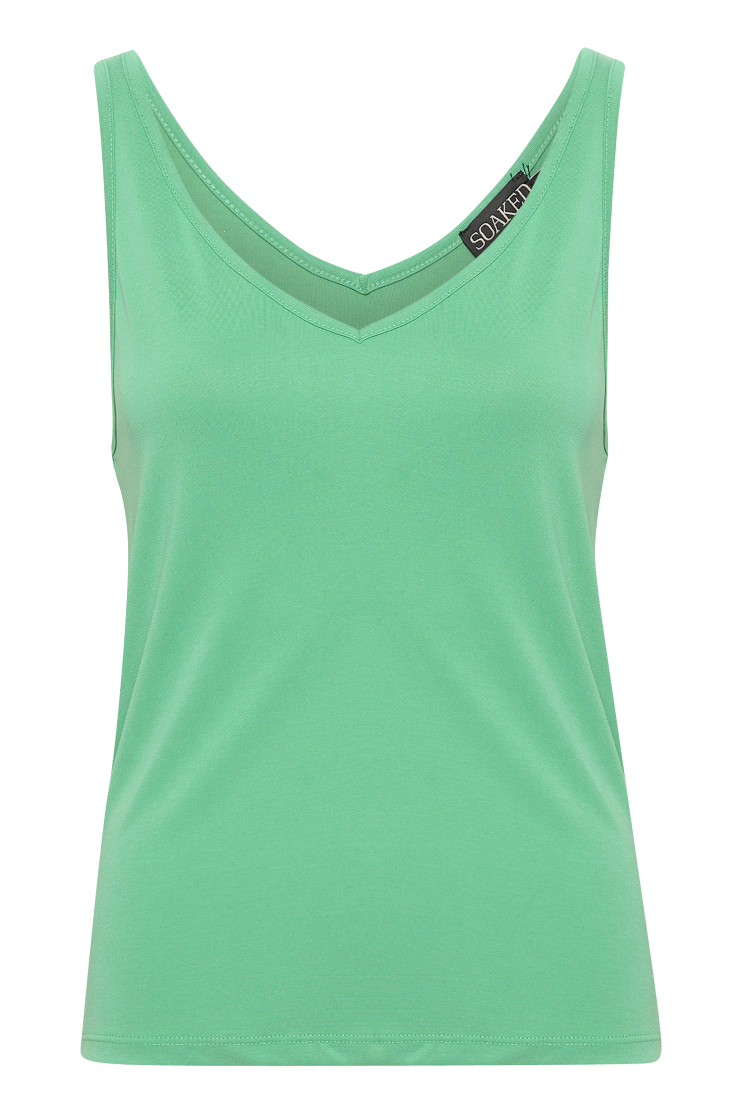 Soaked Columbine Tank Top, Sea Green