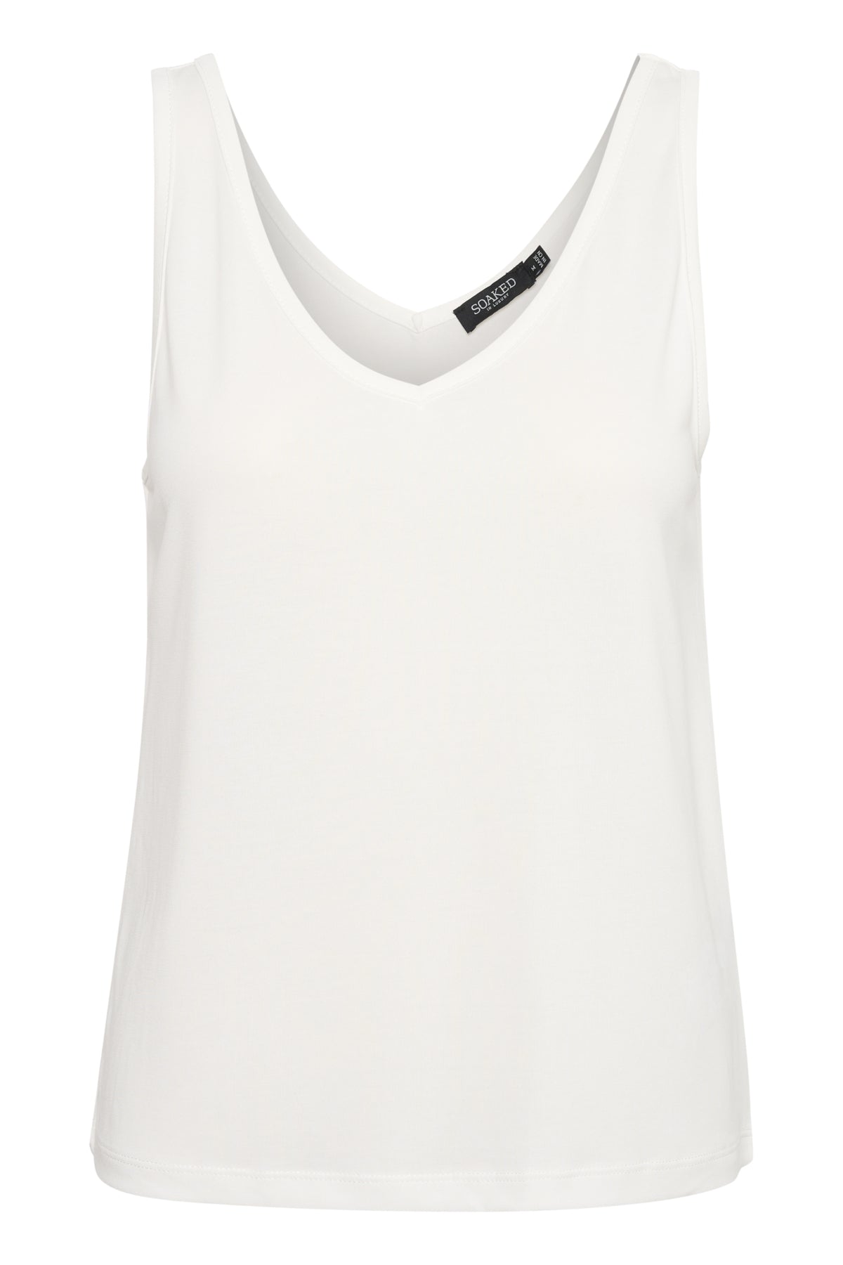 Soaked Columbine Tank Top, White