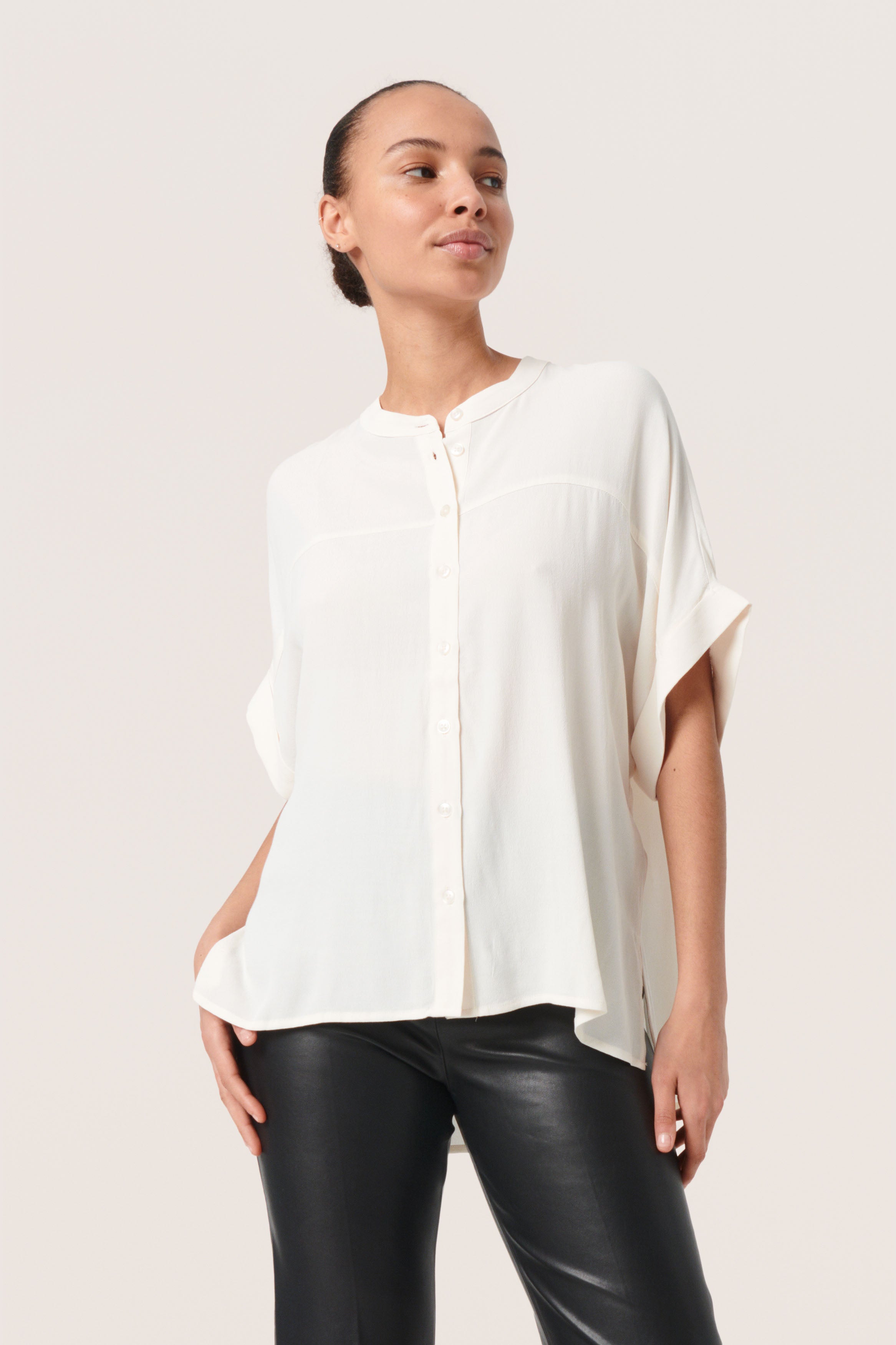 Soaked Helia Shirt, Creme