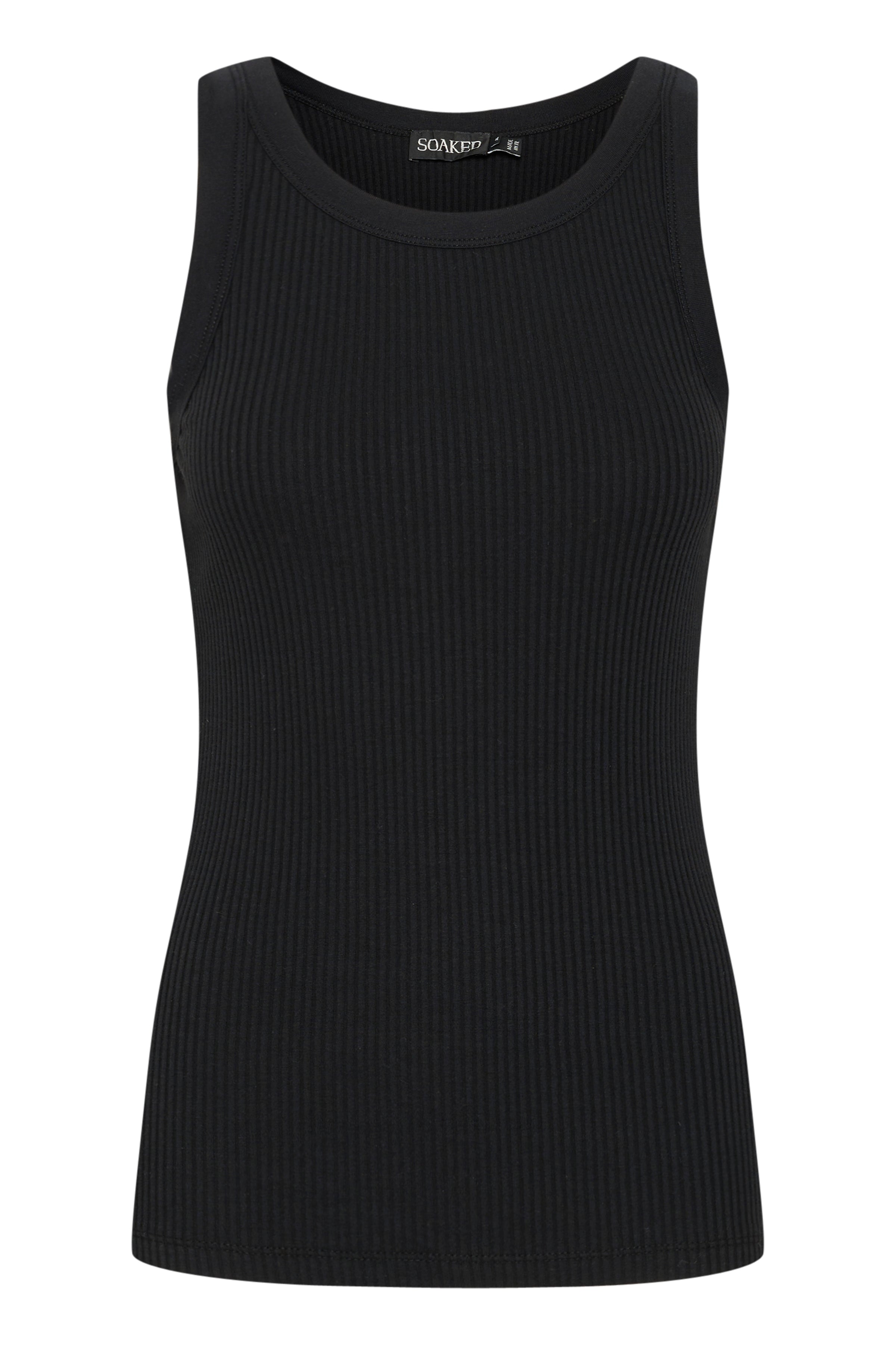 Soaked Simone Tank Top, Black