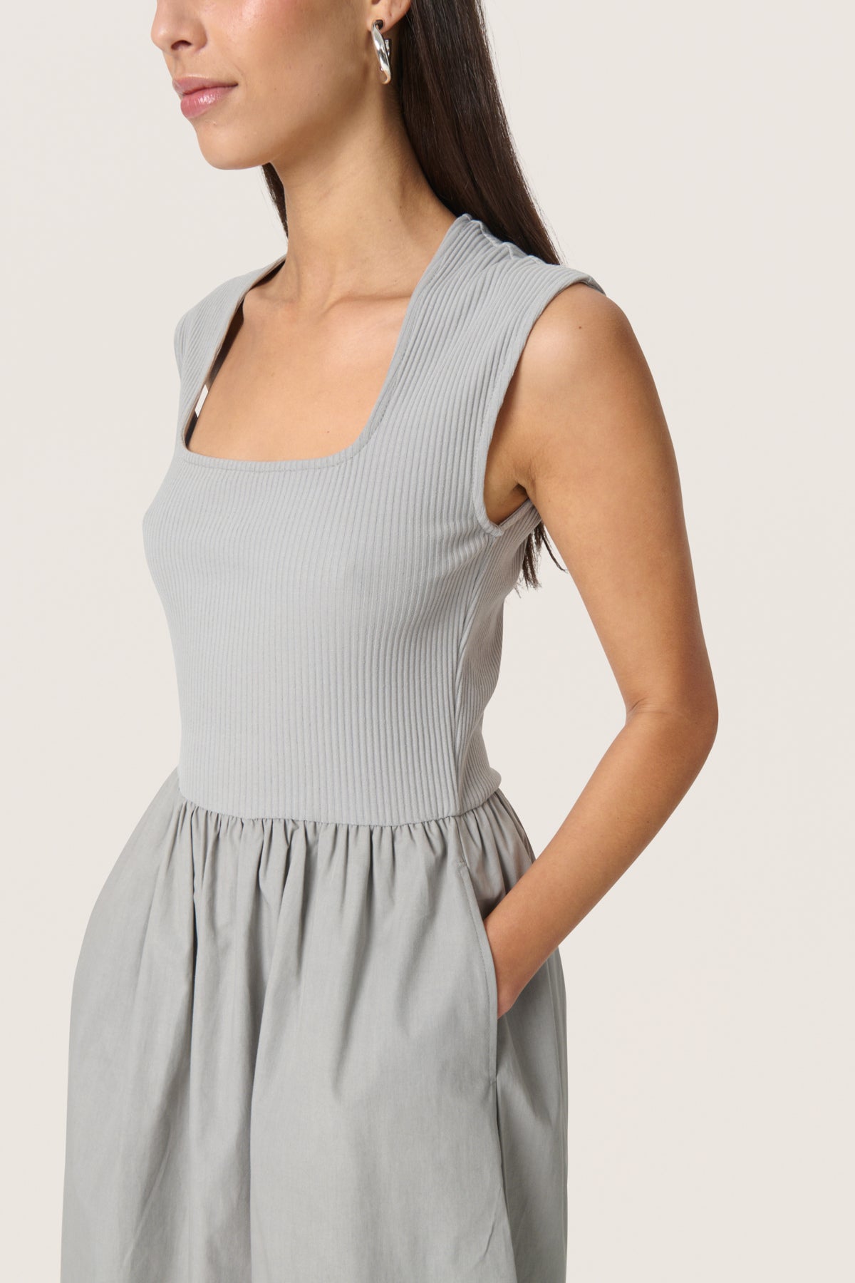 Soaked Simone Phoebe Dress, Grey