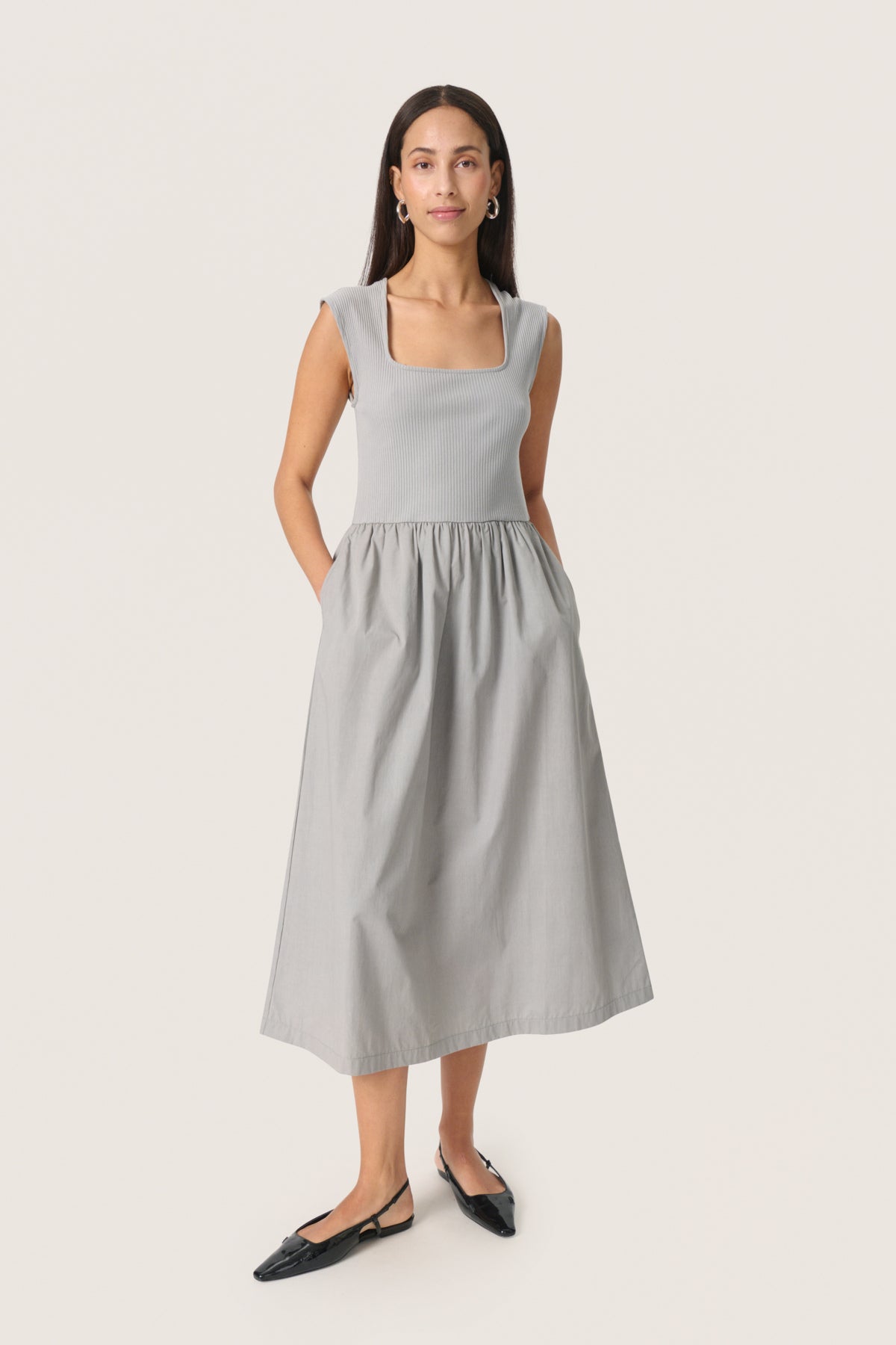 Soaked Simone Phoebe Dress, Grey