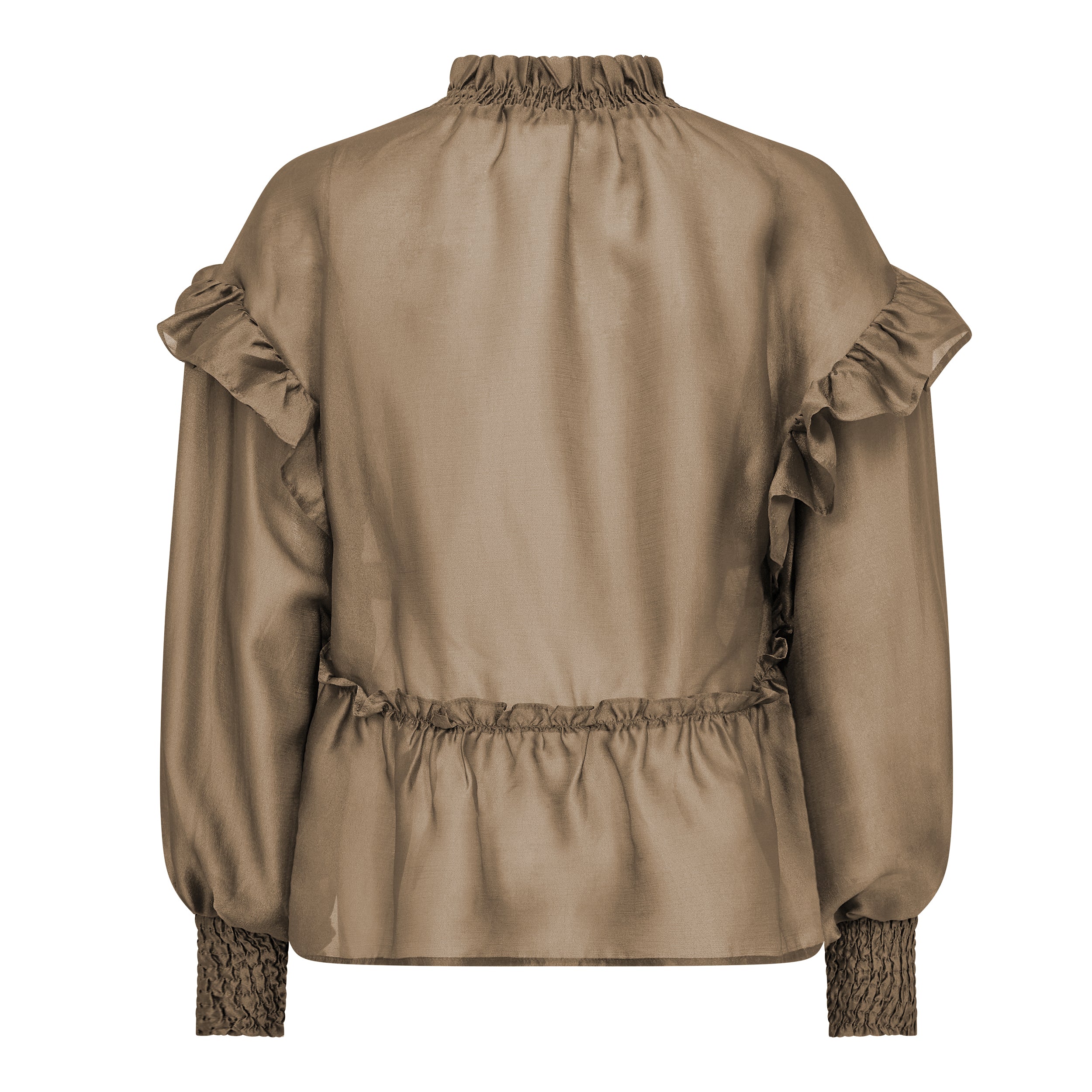 Co'couture MoniqueCC Frill Blouse, Feather