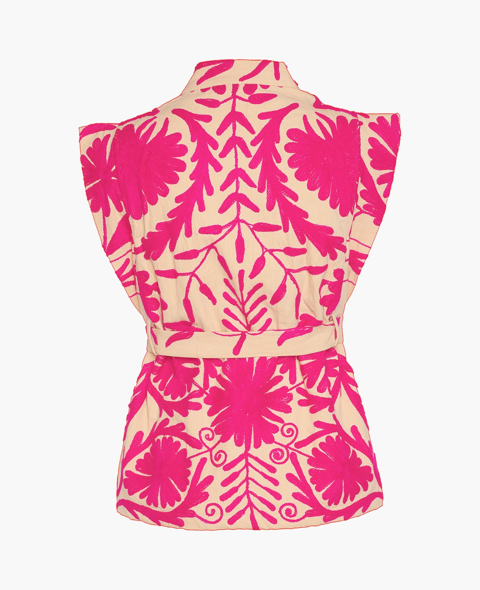 Sissel Edelbo Elsa Suzani Vest, hot pink