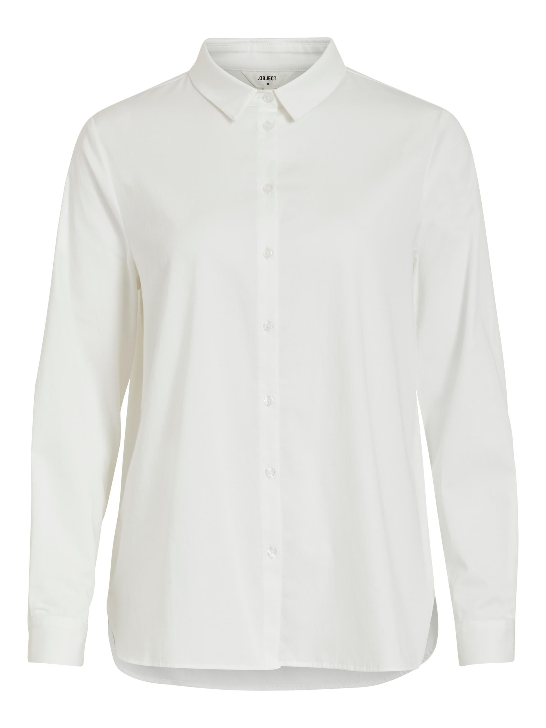 Object Roxa loose shirt - White