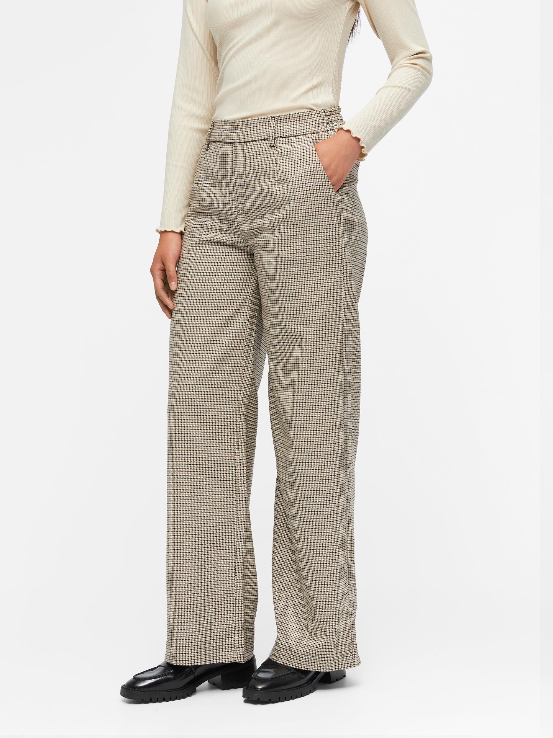 Object Lisa wide pants - check