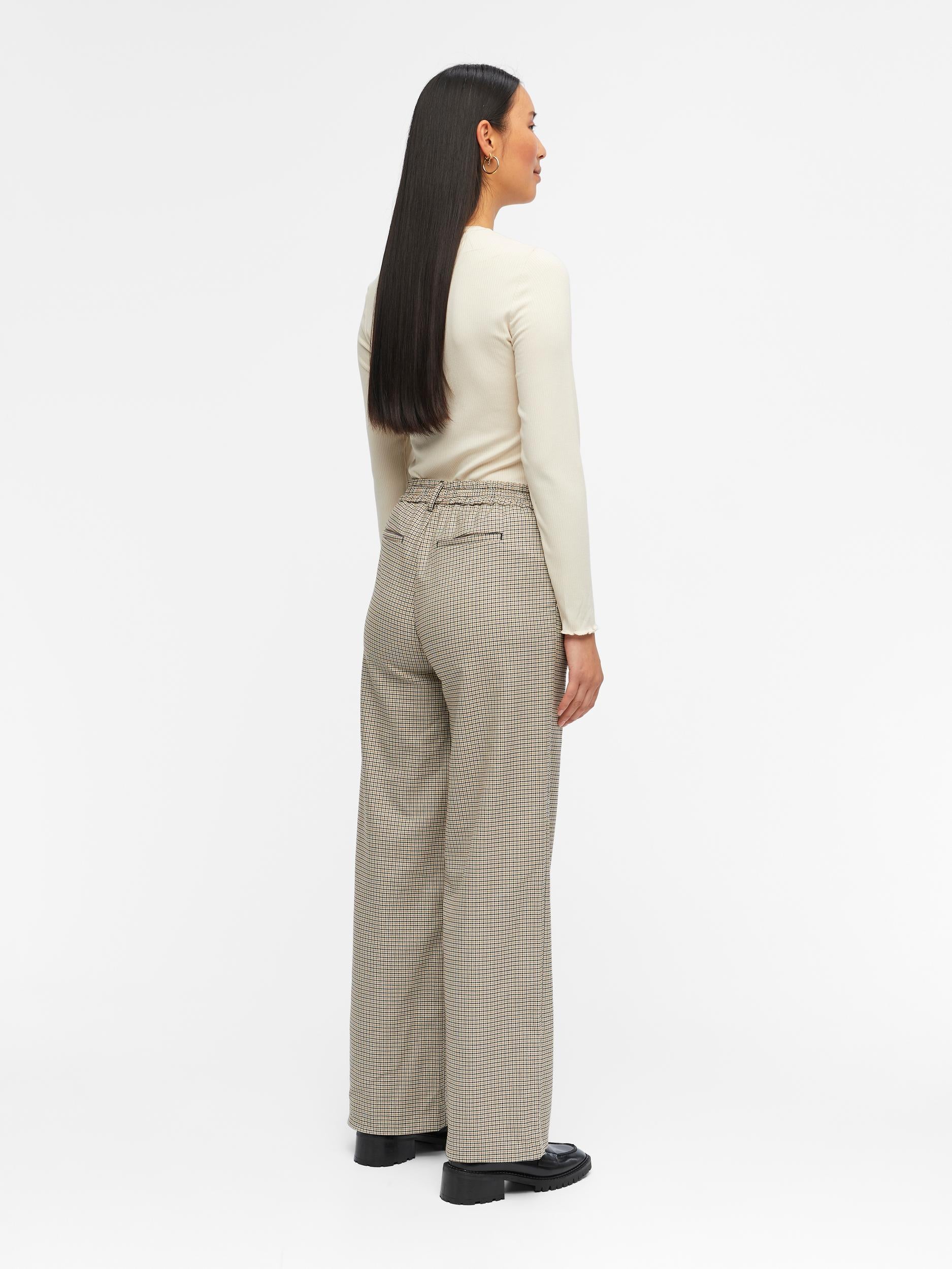 Object Lisa wide pants - check