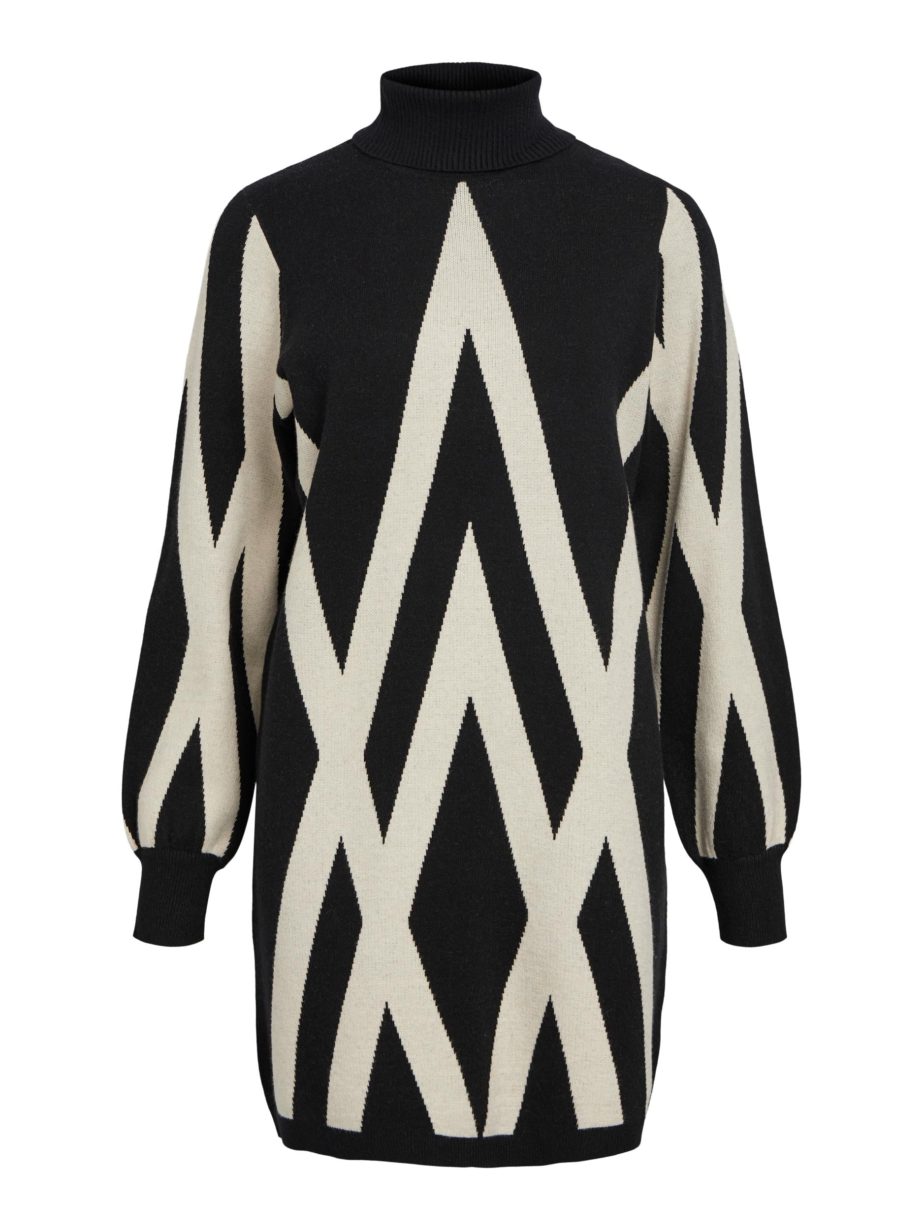Object Ray Long Knit, Black