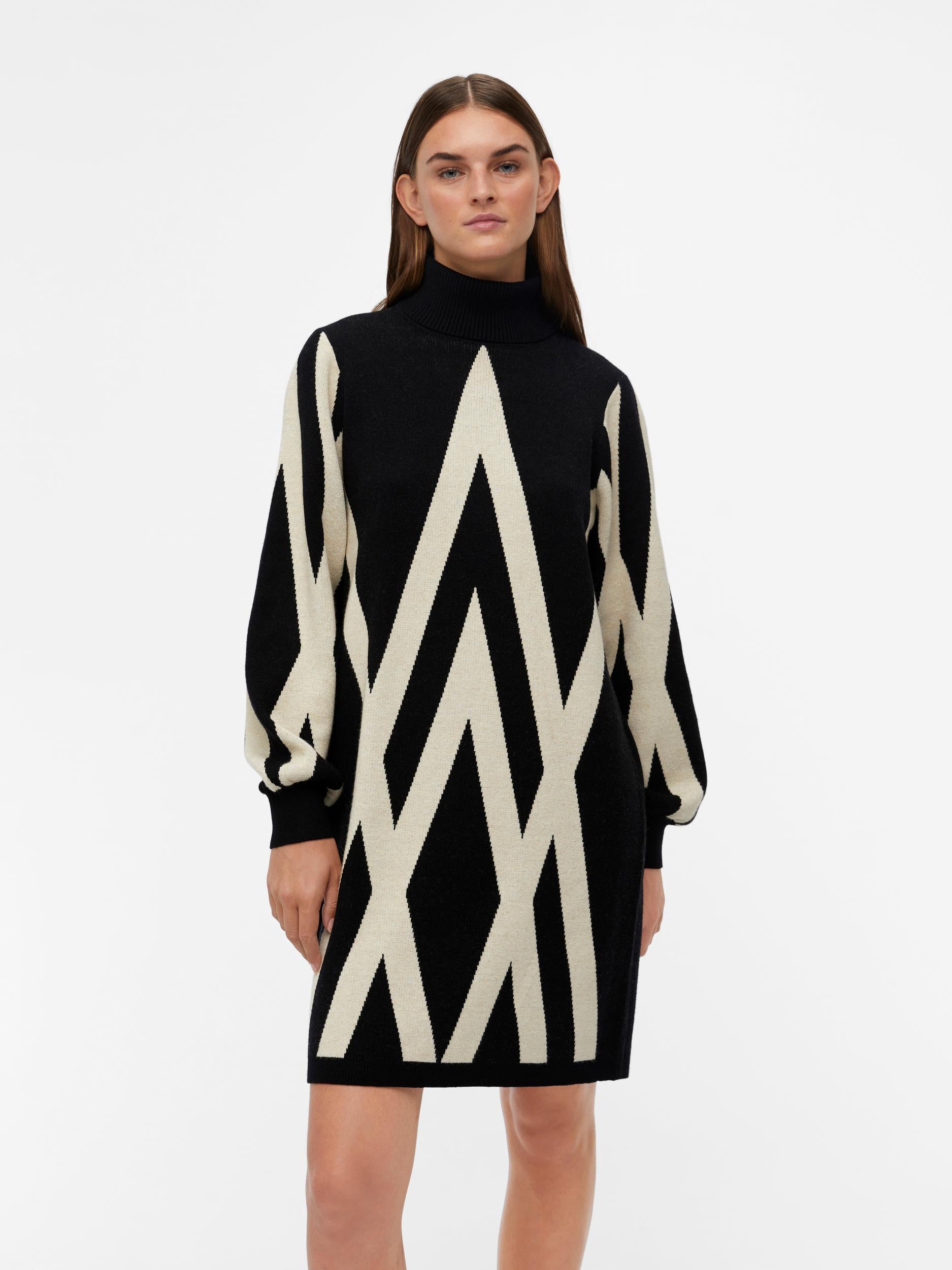 Object Ray Long Knit, Black