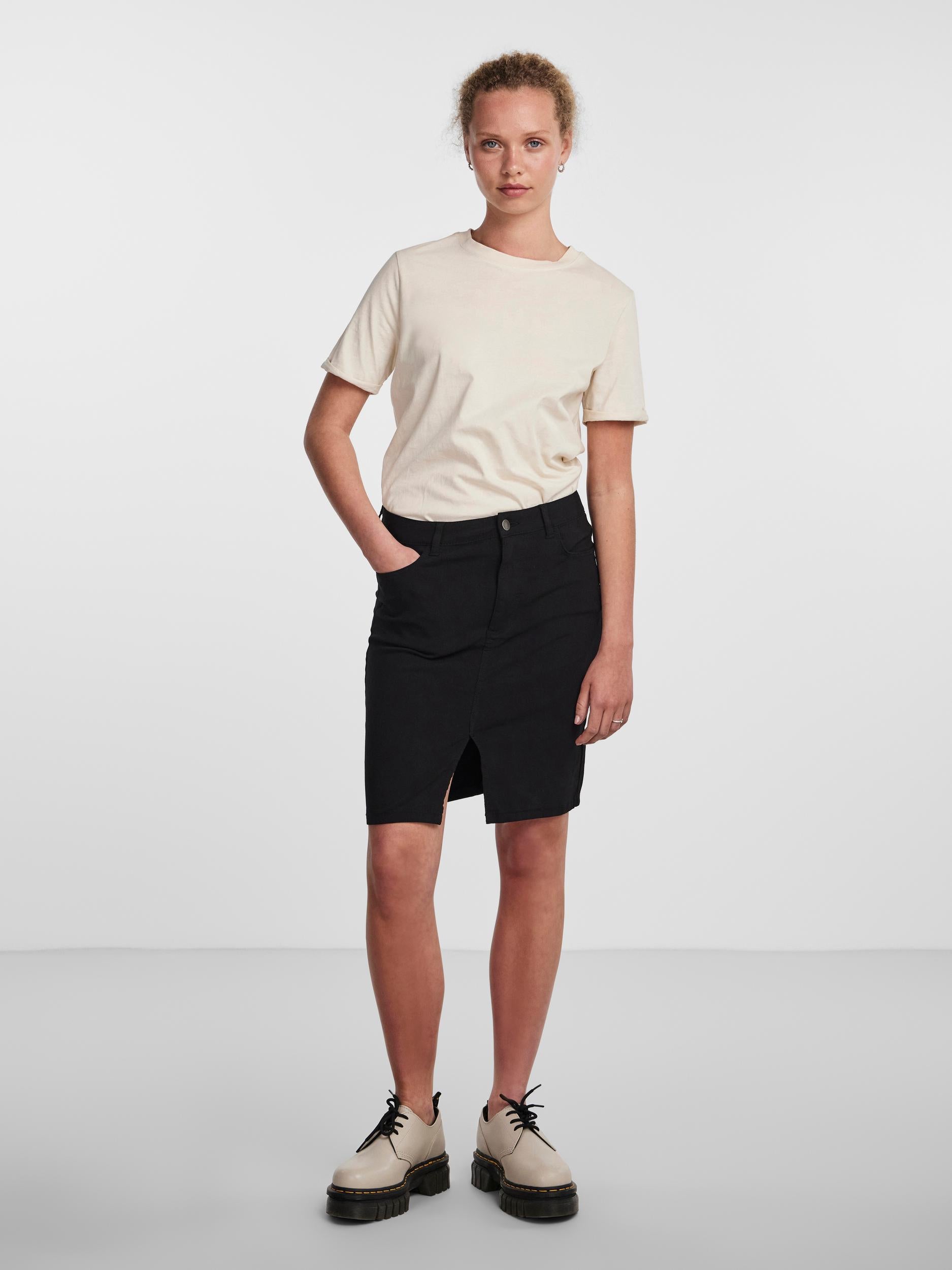 Pieces Skin Short Skirt