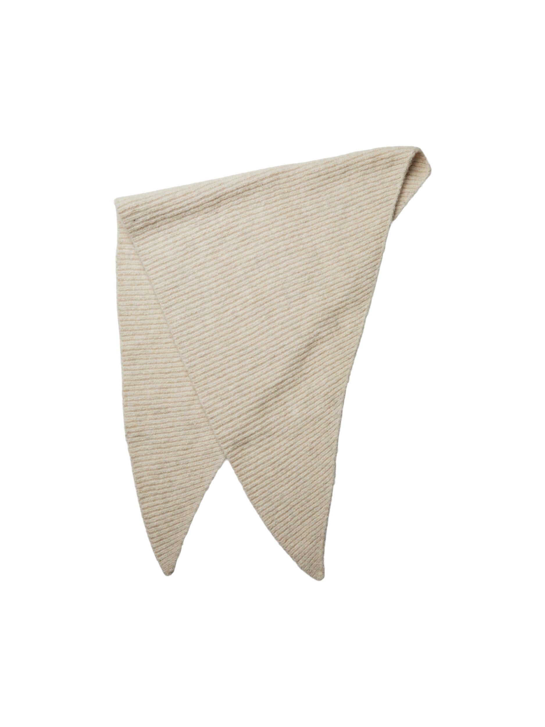 Pieces Jana Triangle Scarf, Beige