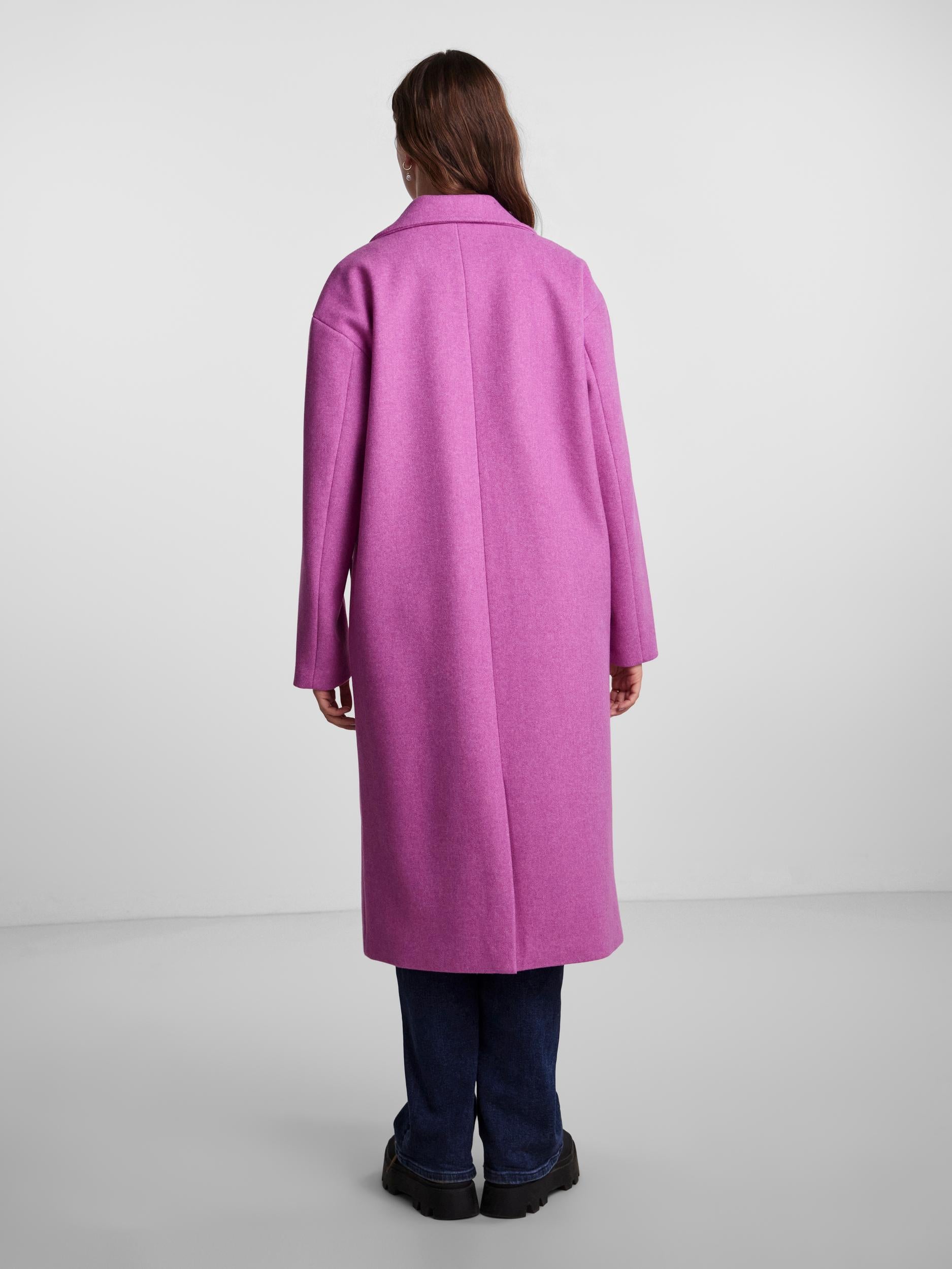 Pieces Jili Long Coat, Orchid