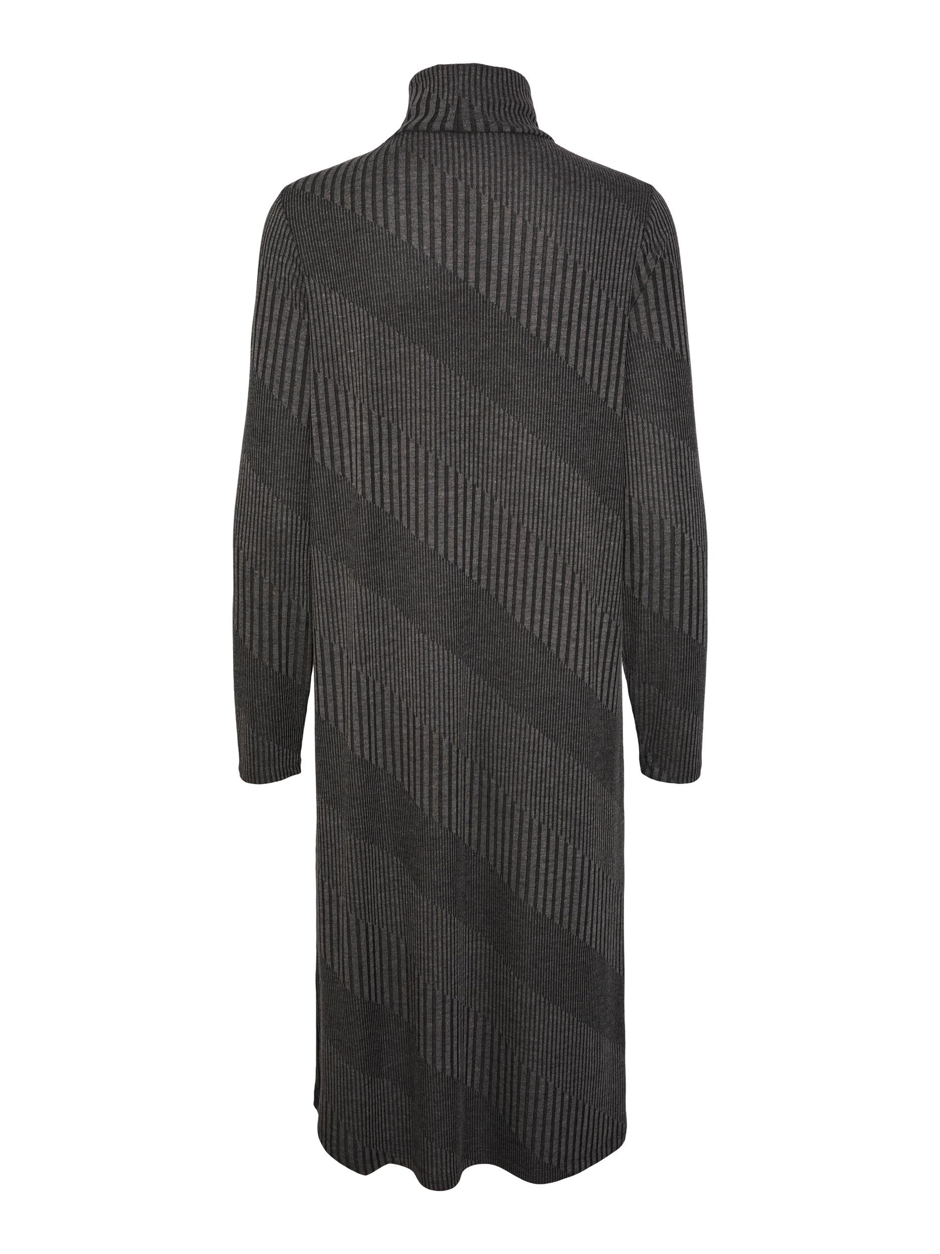 Pieces Sara Roll Neck Midi Dress