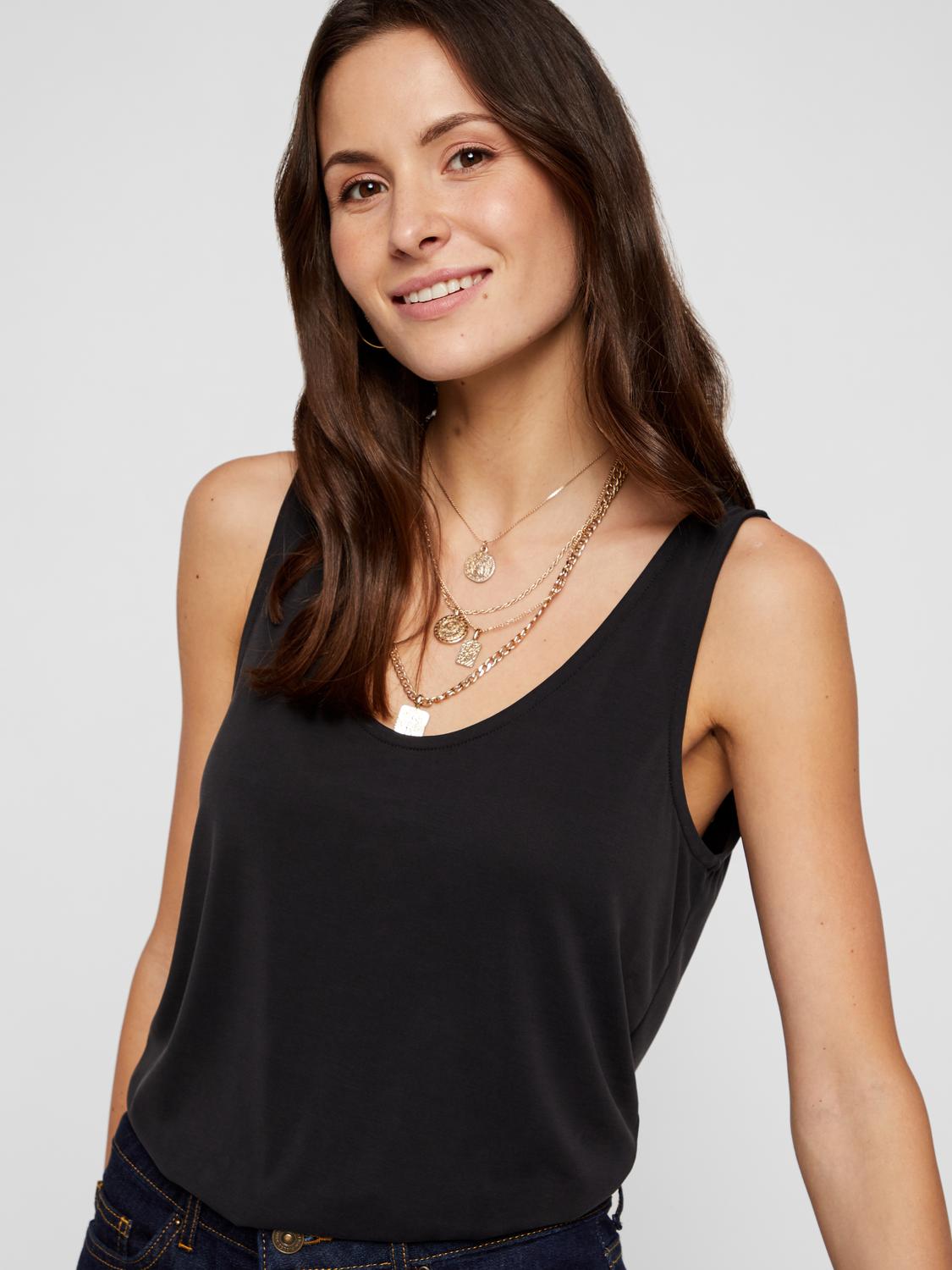 Pieces Kamala Tank Top, Black