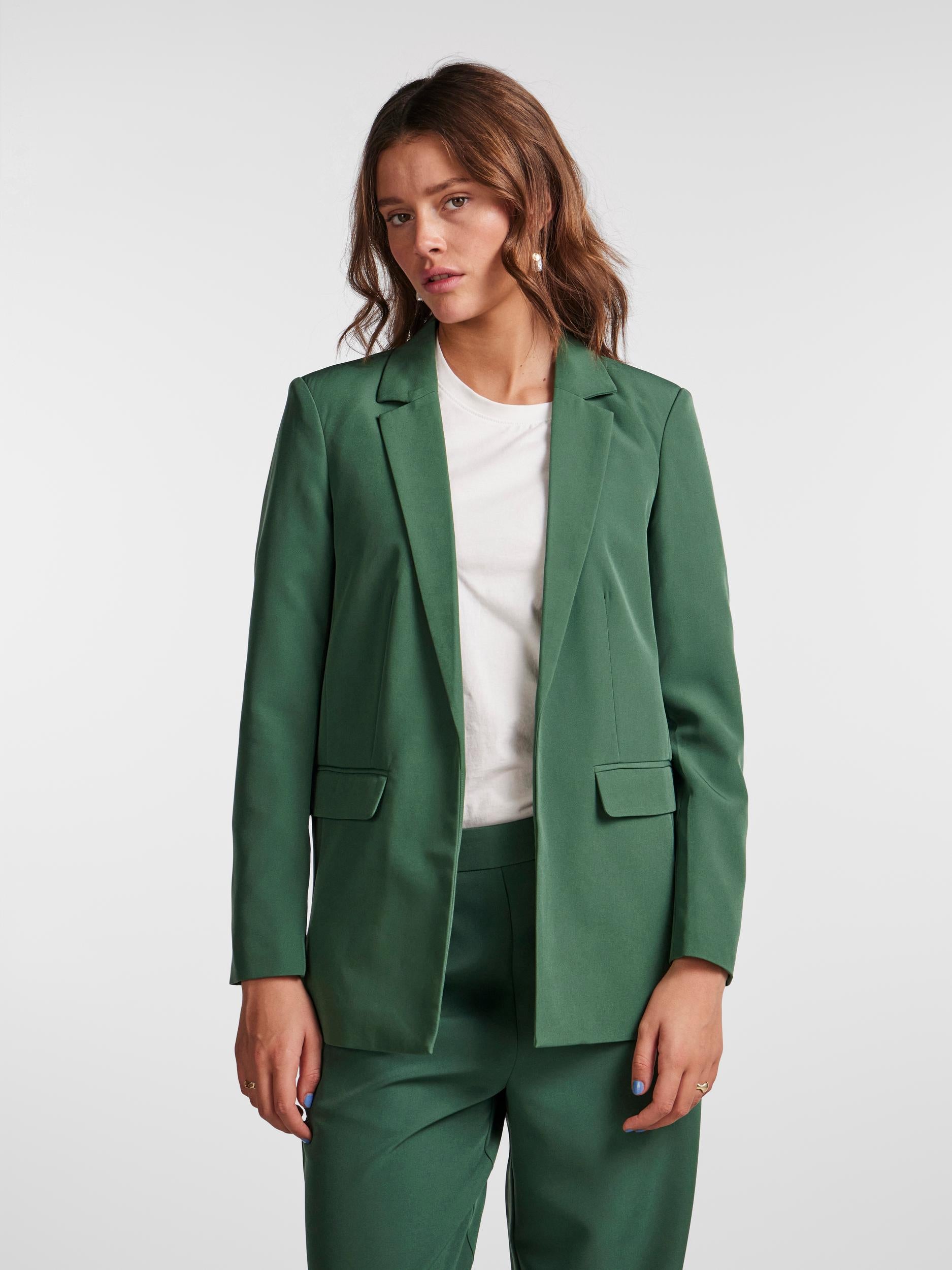 Pieces Bossy Blazer, Forrest Green