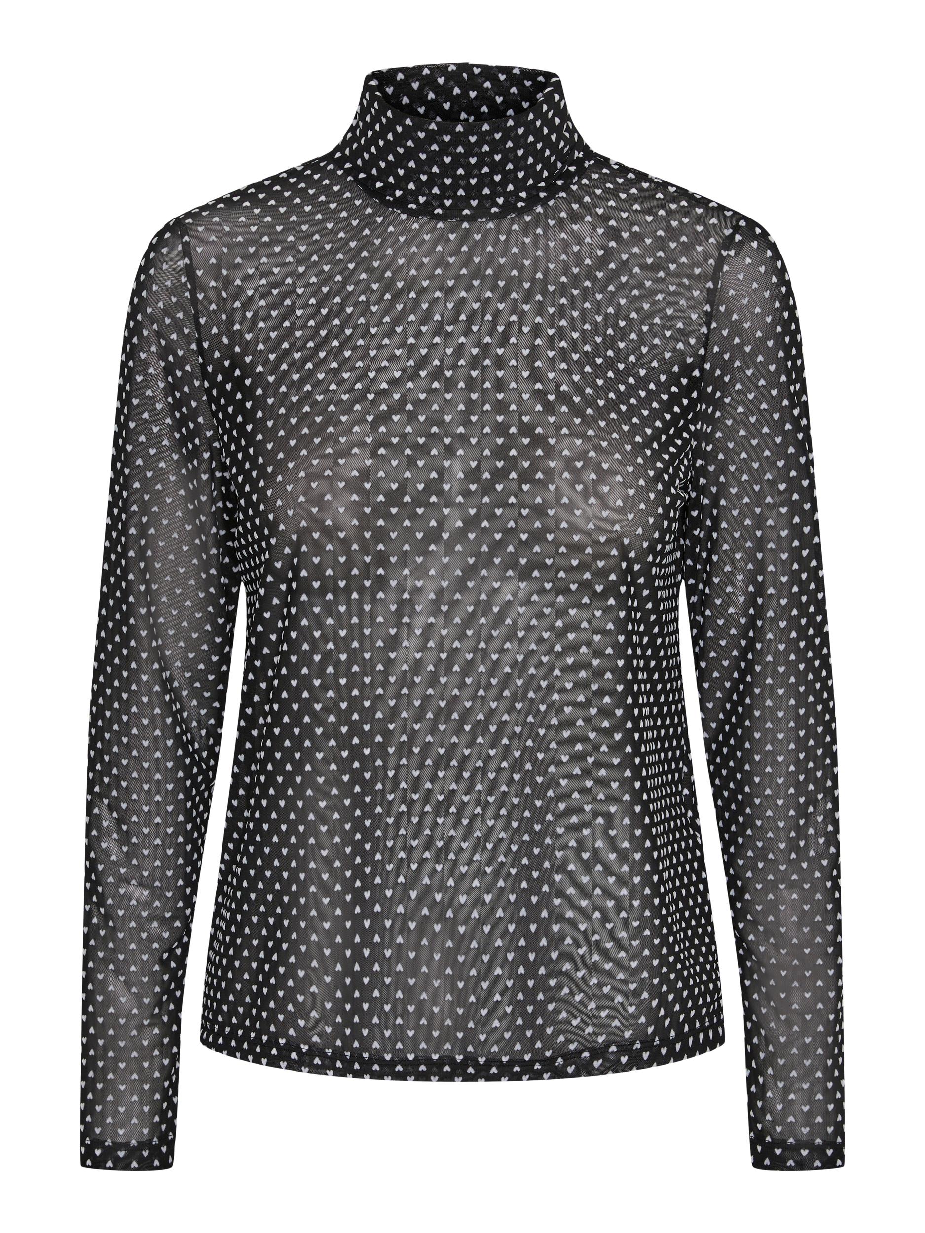 Pieces Line Mesh top