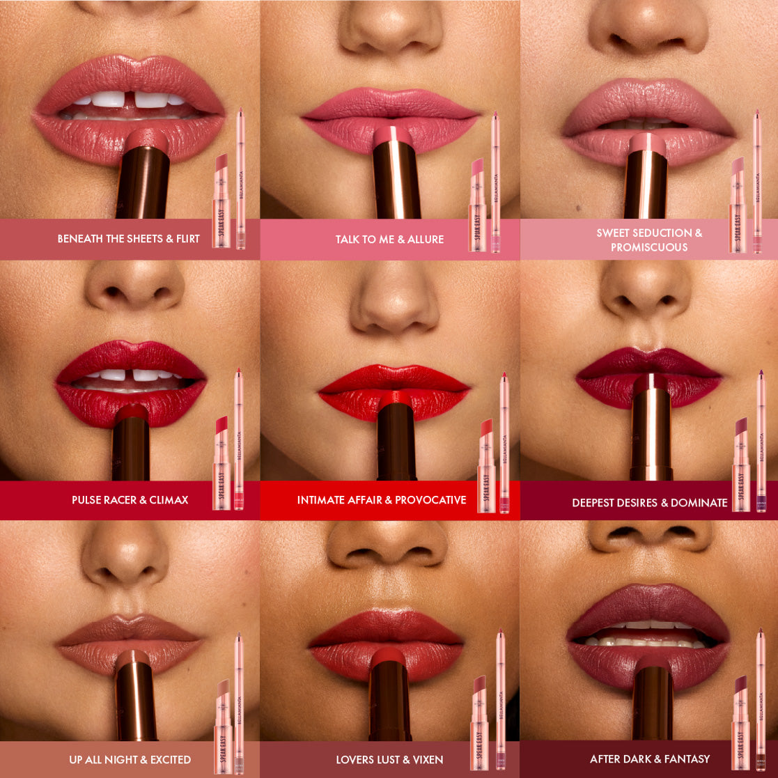 Bellamianta Speakeasy Lipstick, Pulse Racer