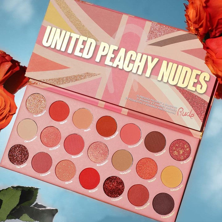 Rude United Peachy Nudes, 21 Eyeshadow Palette