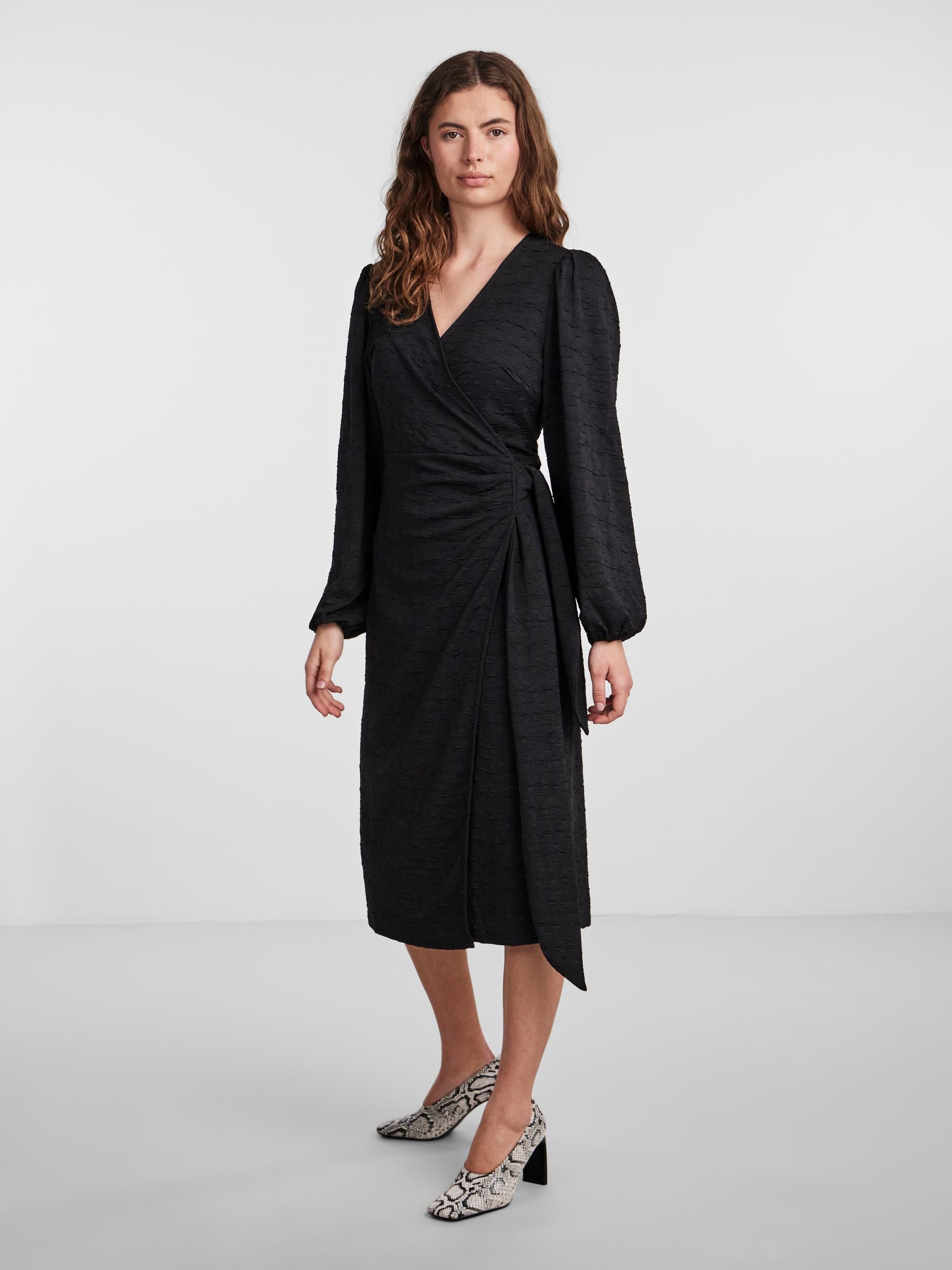 Y.A.S Leido Wrap Midi Dress