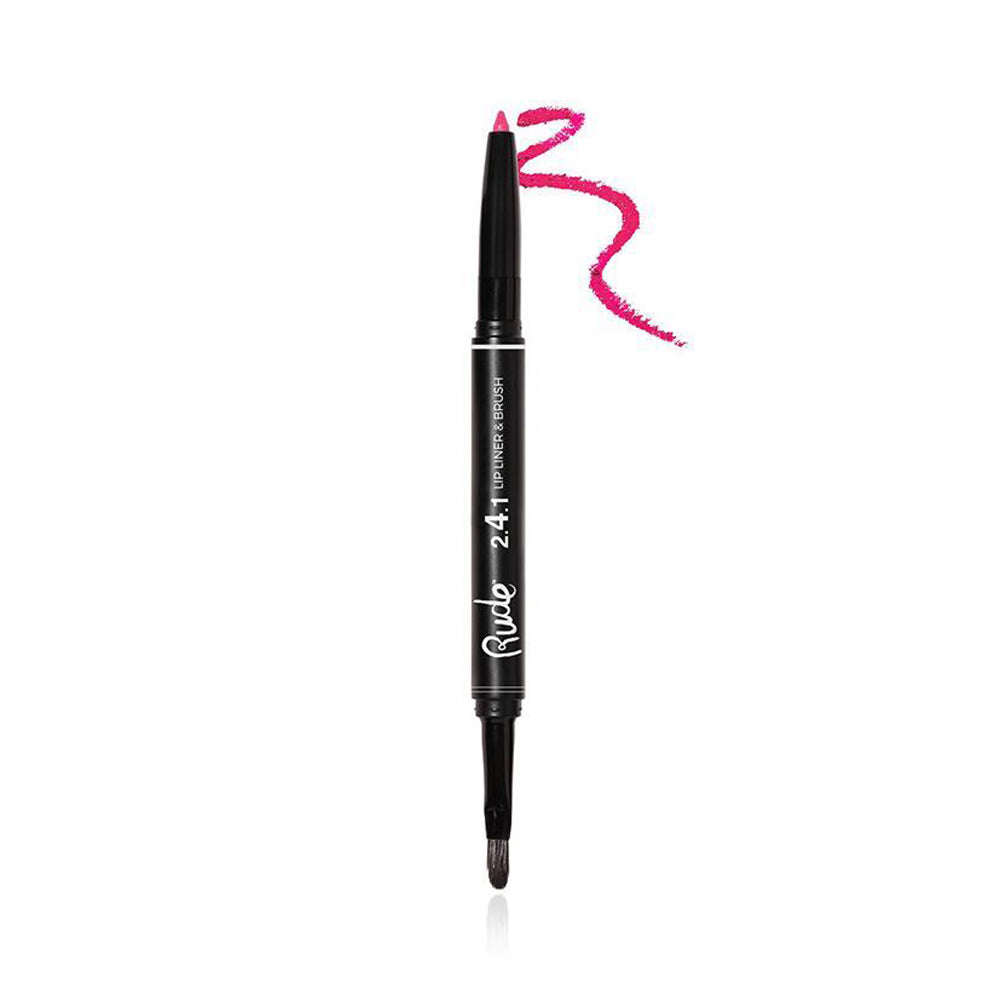 Rude 2.4.1 Lip Liner & Brush, Frisky