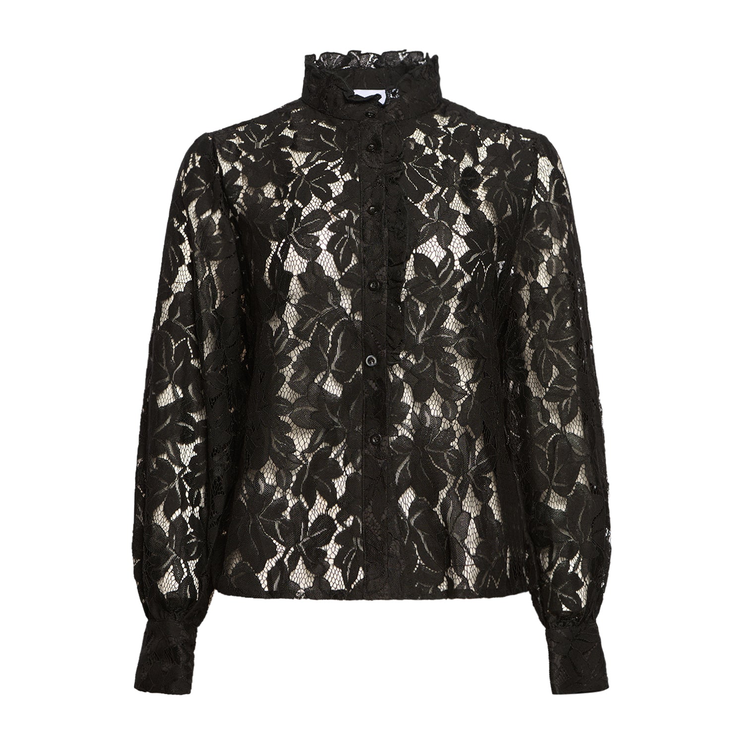 Noella Pixi Shirt Lace, Black