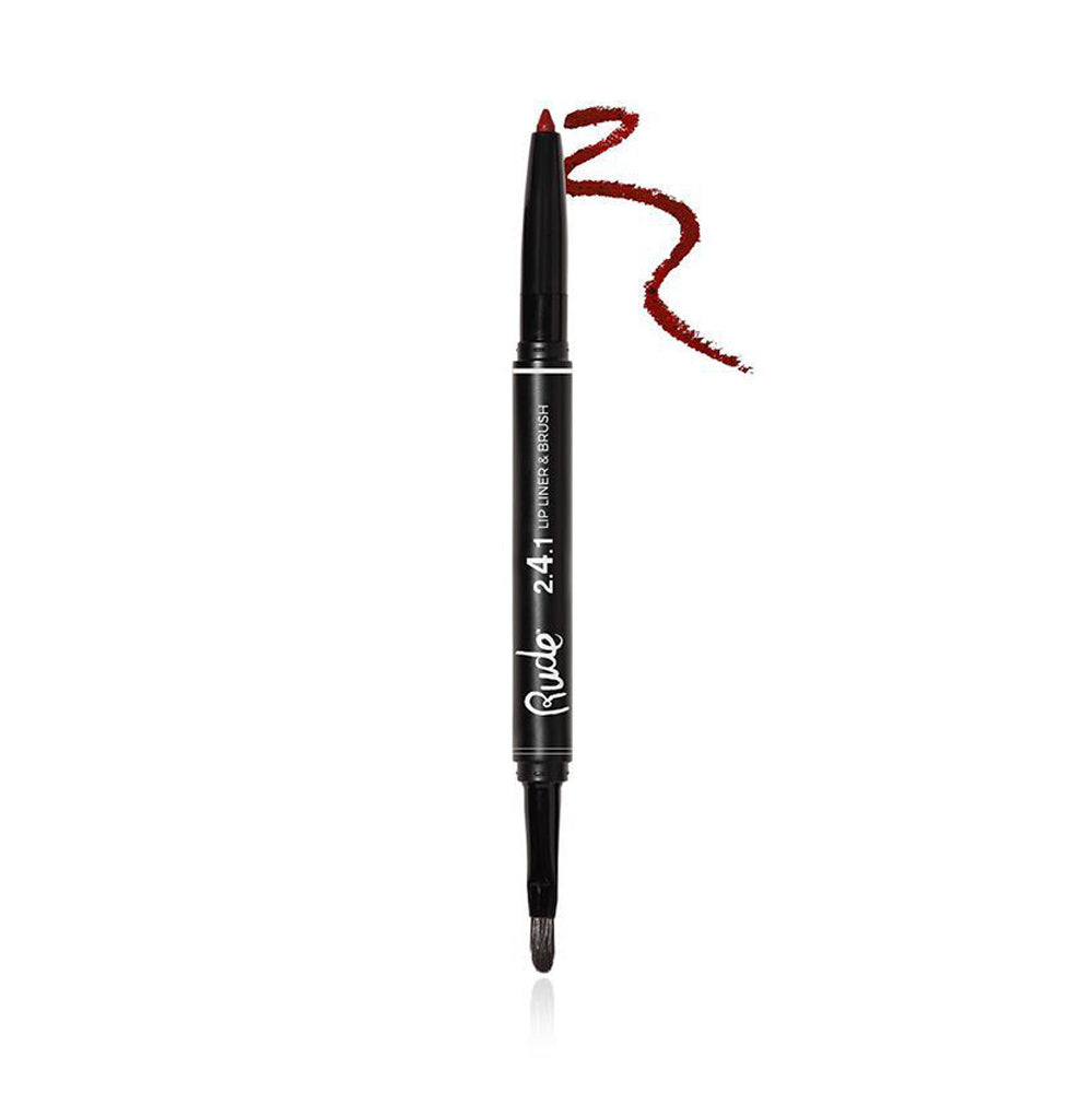 Rude 2.4.1 Lip Liner & Brush, Scandal