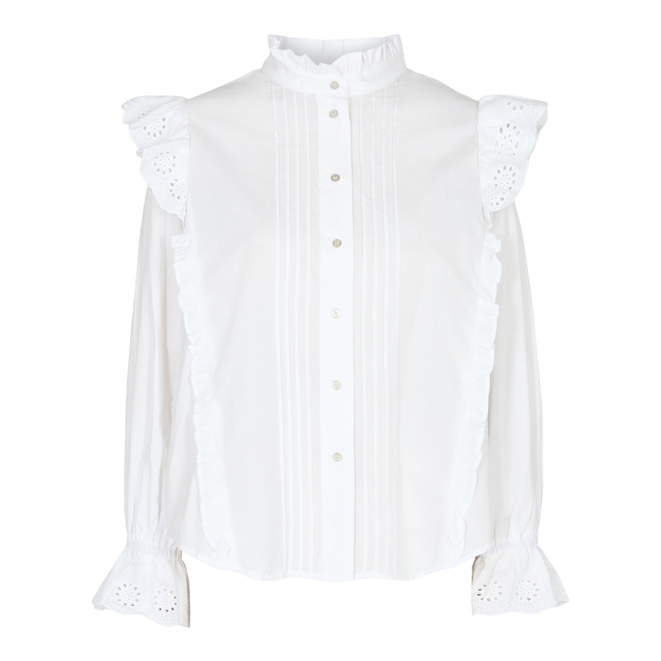 Co'couture Agnes Anglaise Frill Shirt