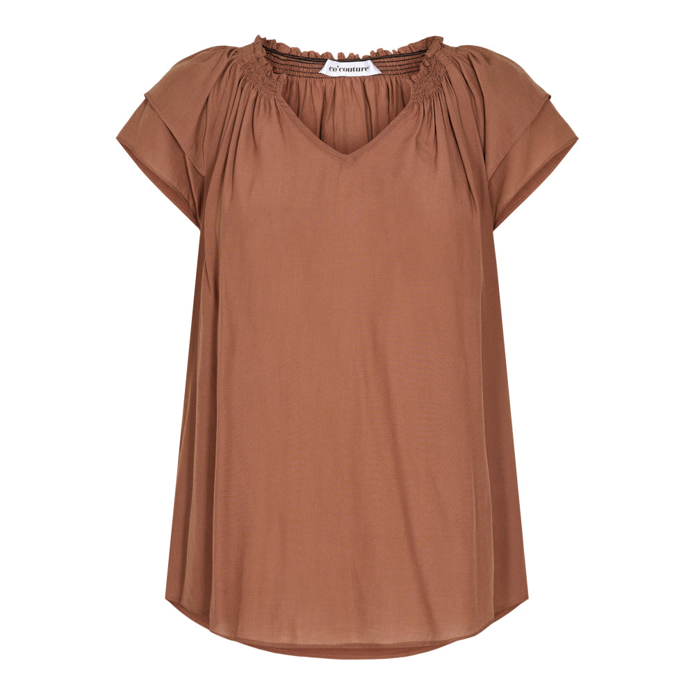 Co'couture Sunrise Top, Latte