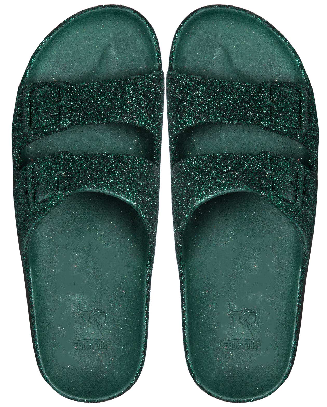 sandal glimmer green grøn