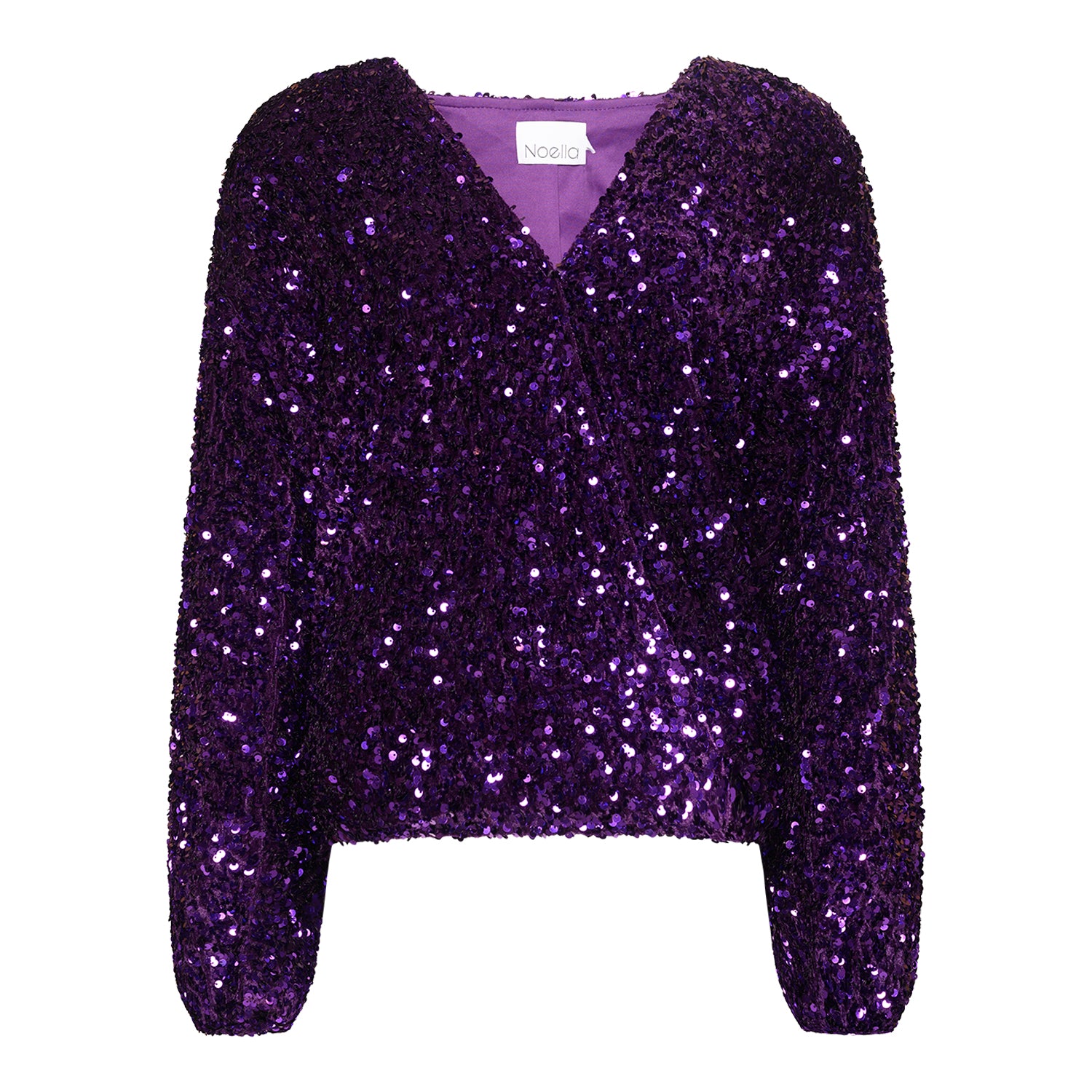 Noella Teagan wrap blouse - purple