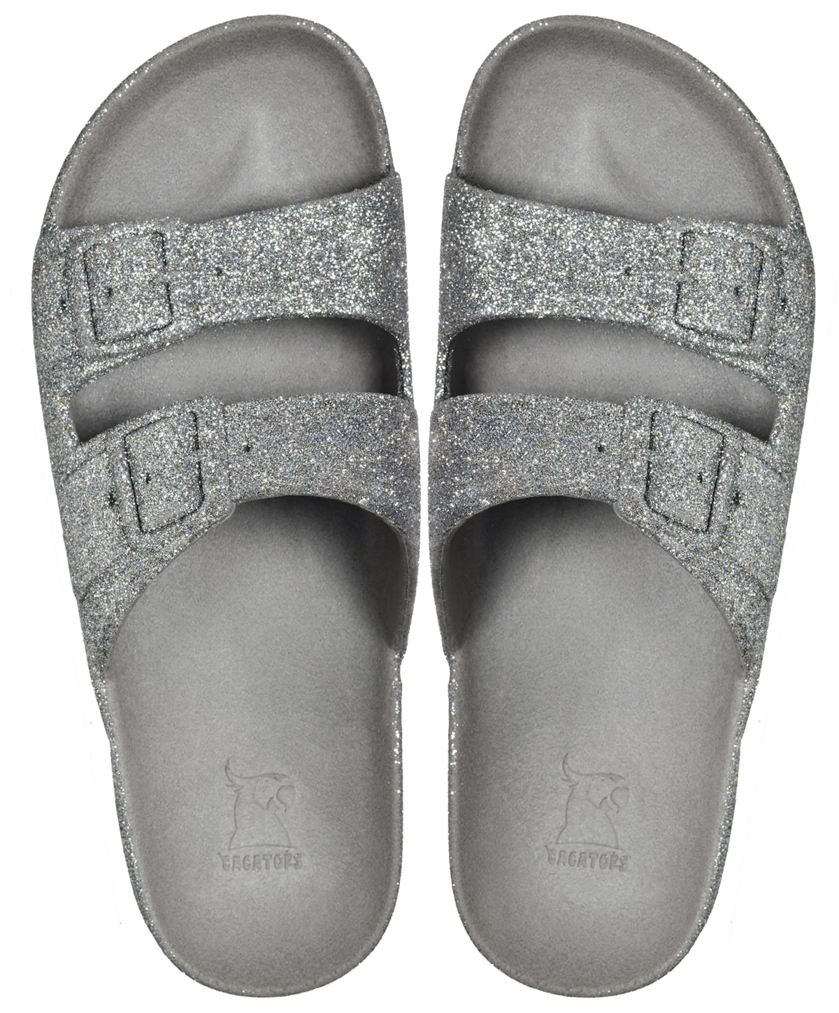 Cacatoes glimmer sandal silver grey