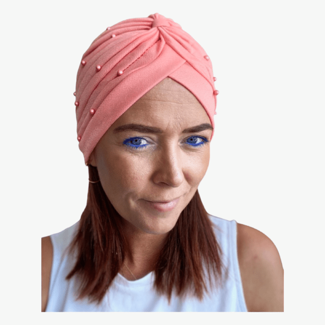 Perle turban Coral