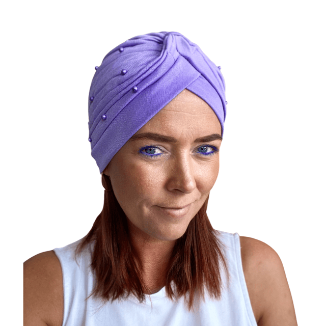 Perle turban lilla