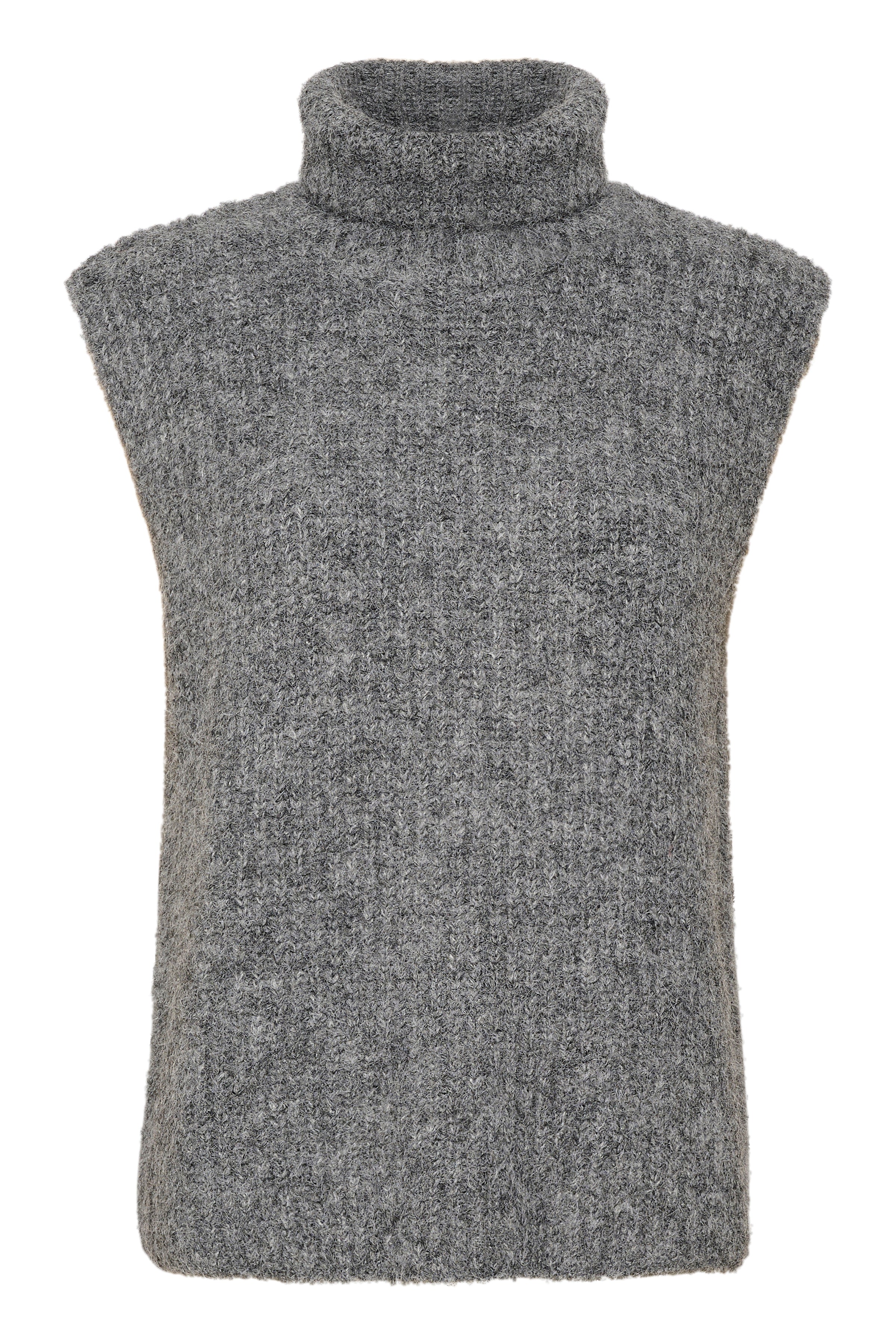 My Essential Wardrobe MeenaMW Knit Vest, Iron Grey