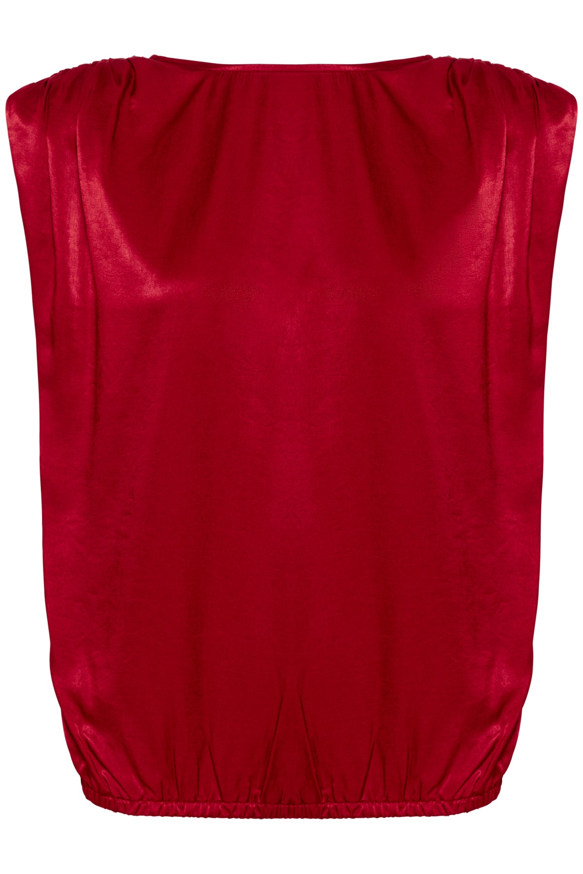 My Essential Wardrobe EstelleMW Wrap Top, Burgundy