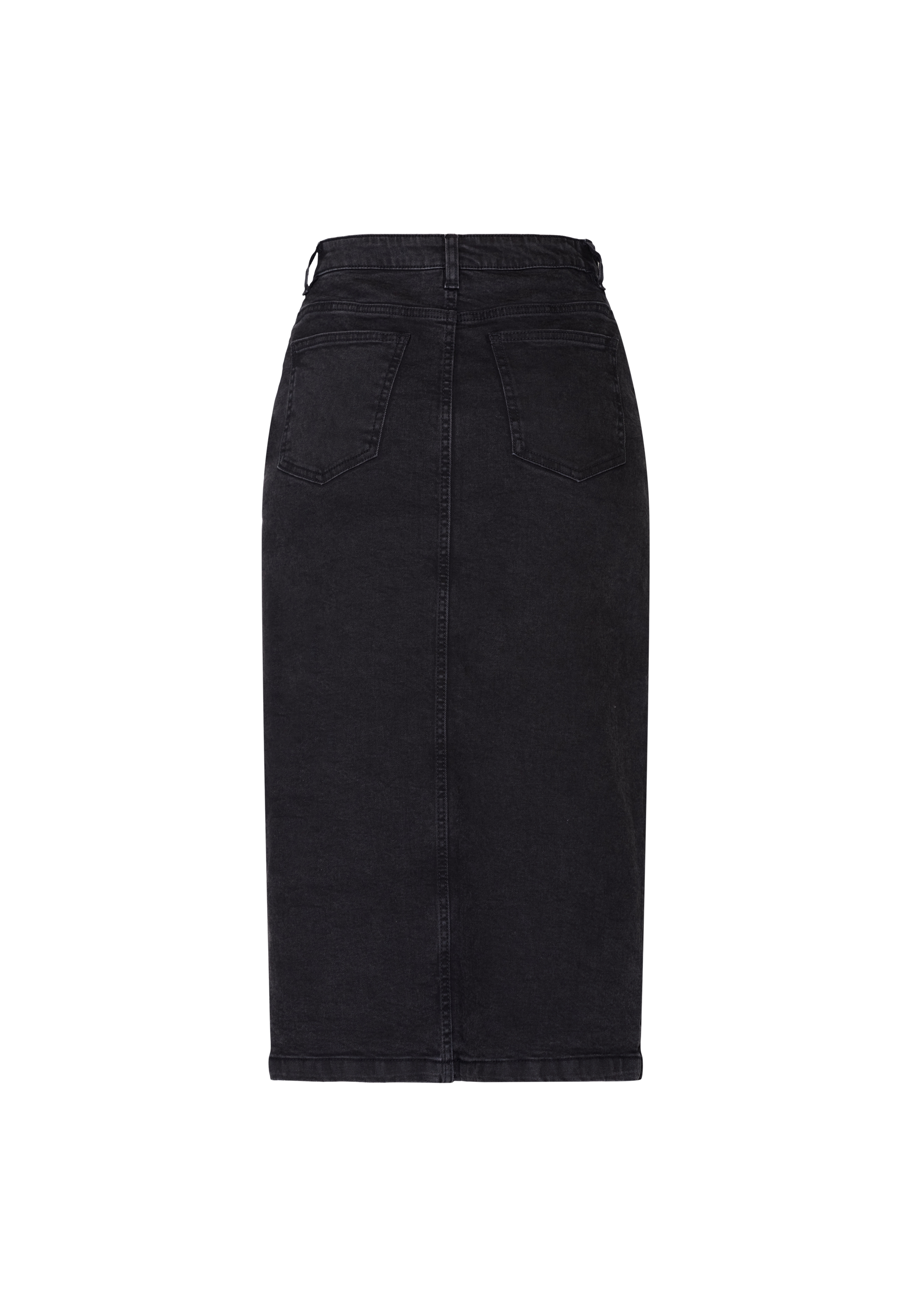 Sisters Point Olia Denim Skirt, Dark grey wash