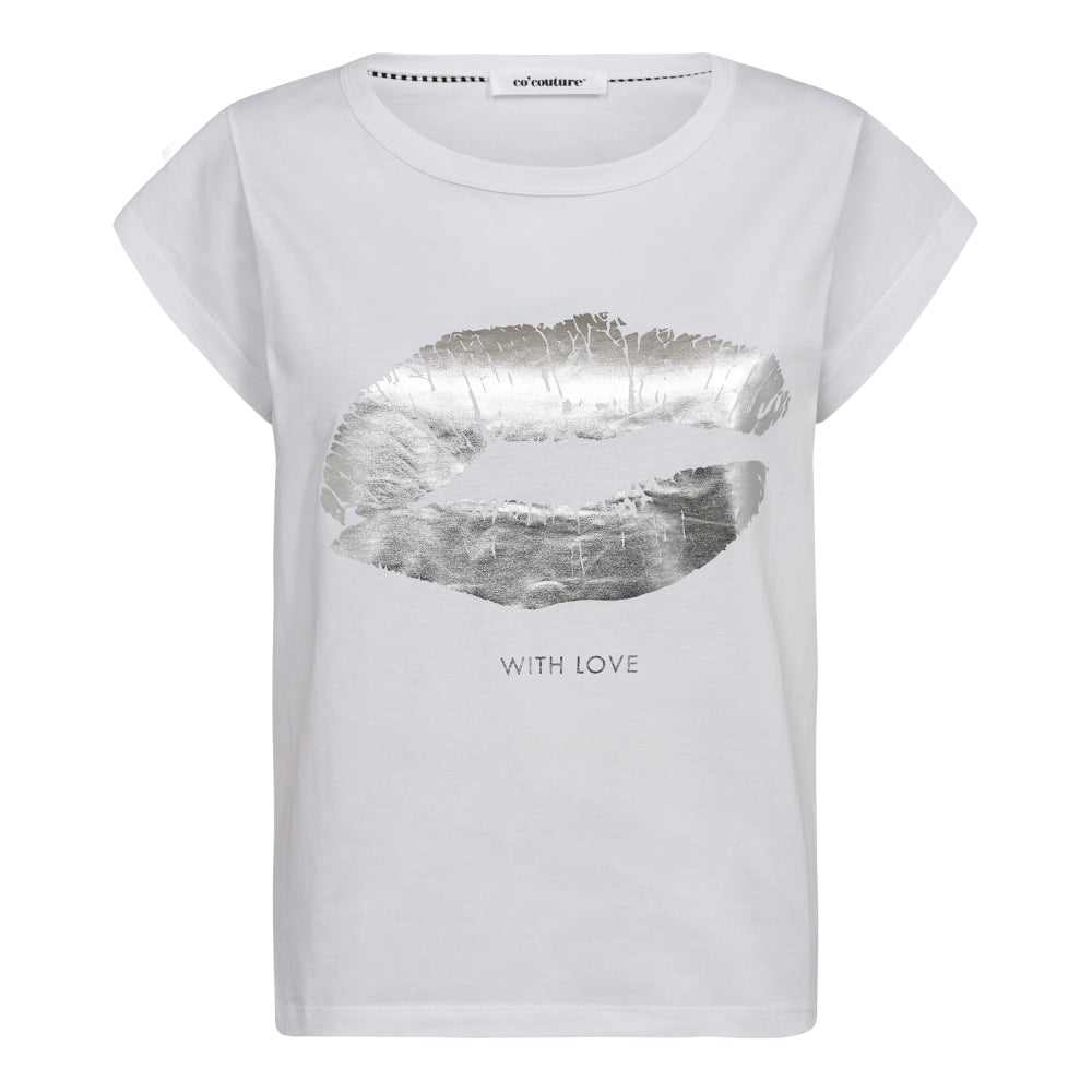 Co'couture The KissCC Tee, silver