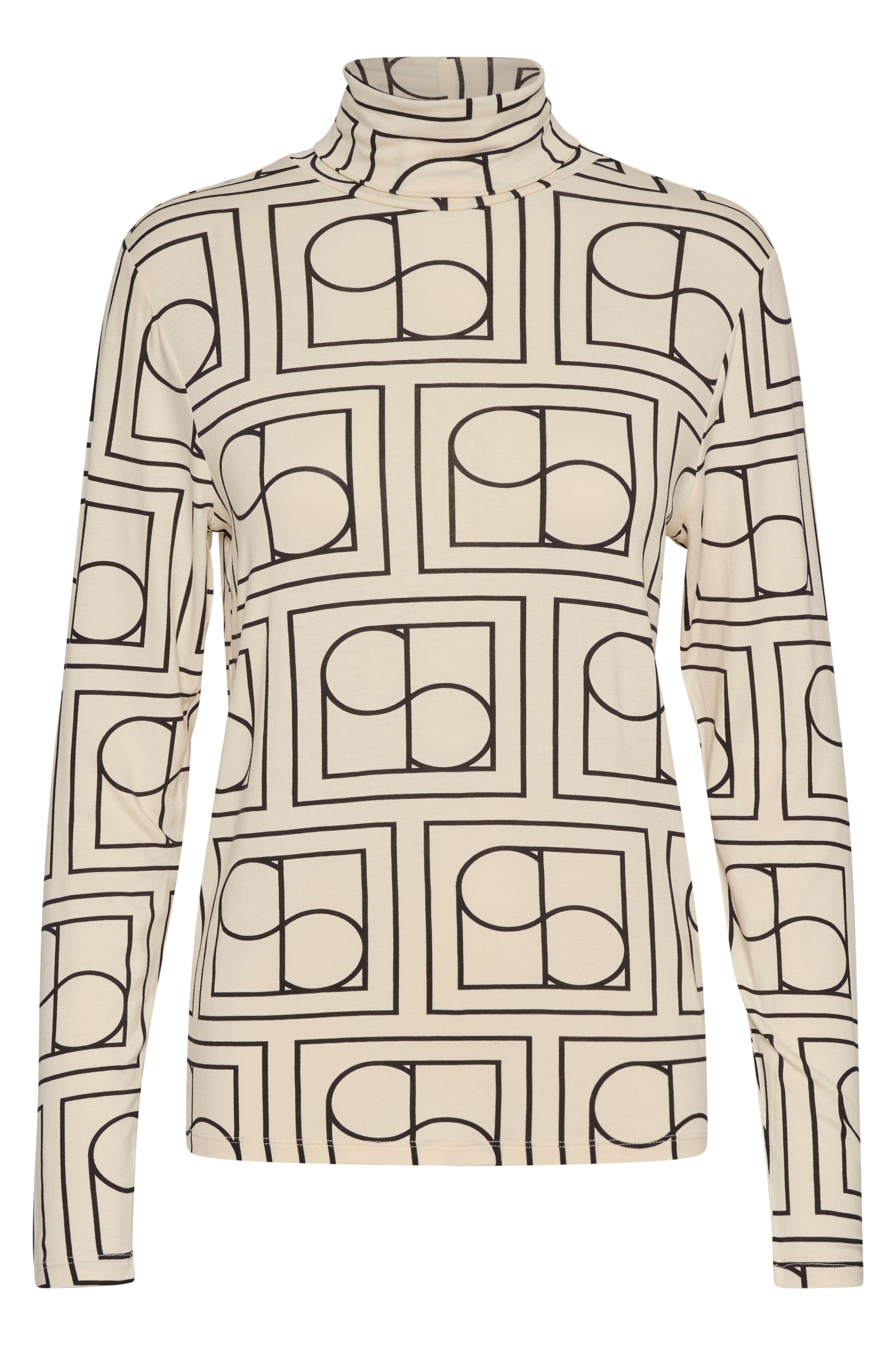 Soaked Hanadi Printed Rollneck, Off White