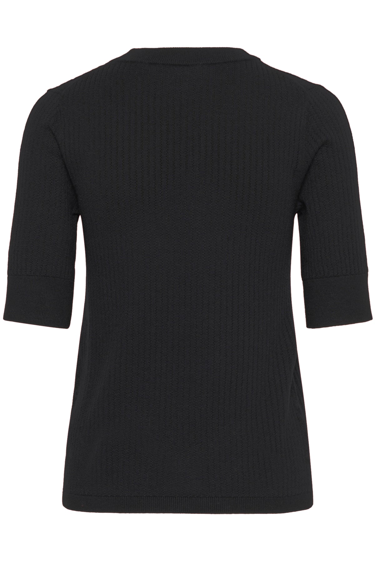 Soaked Spina Knit Tee, black