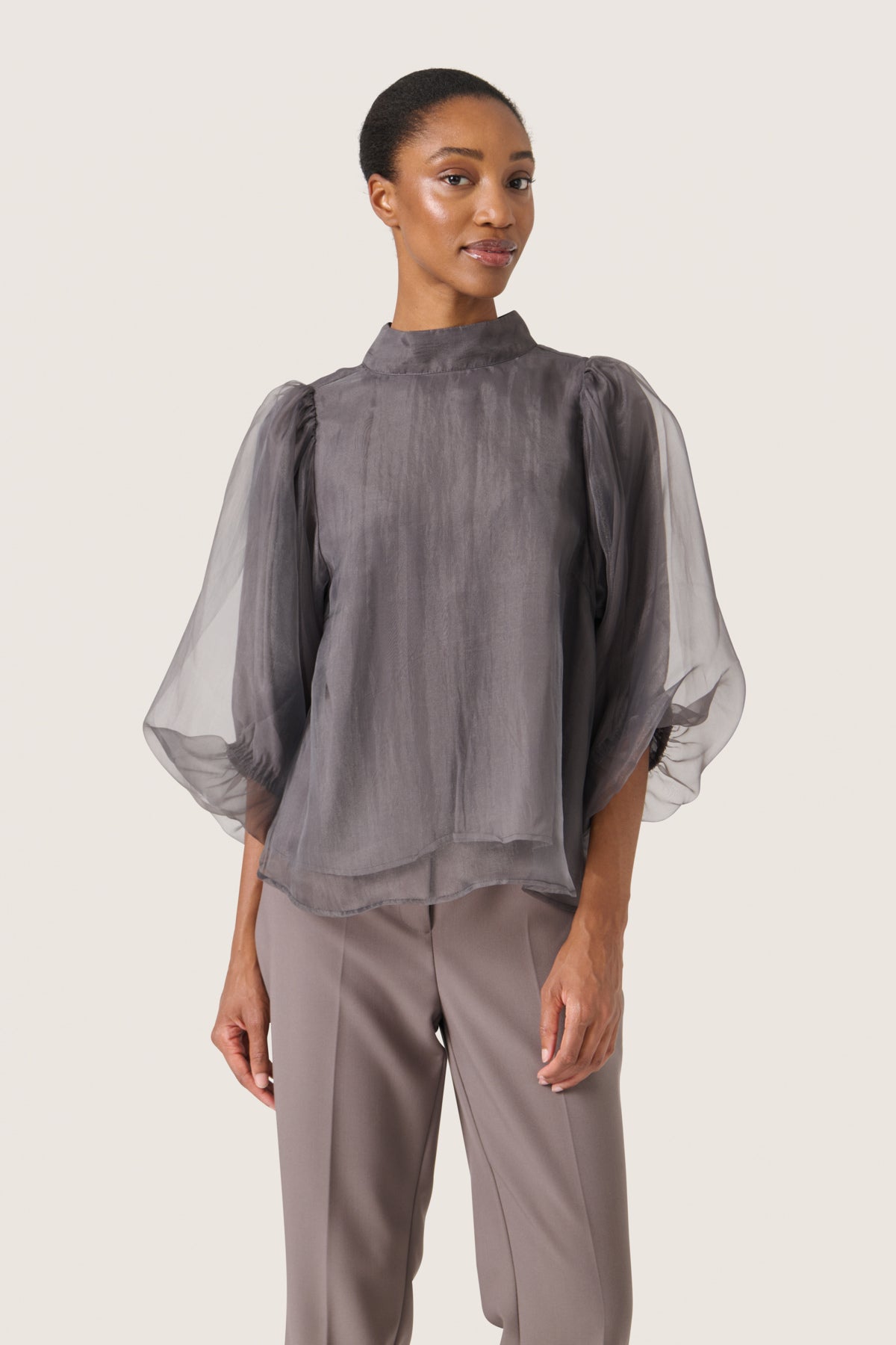 Soaked SLChaya Blouse, Grey